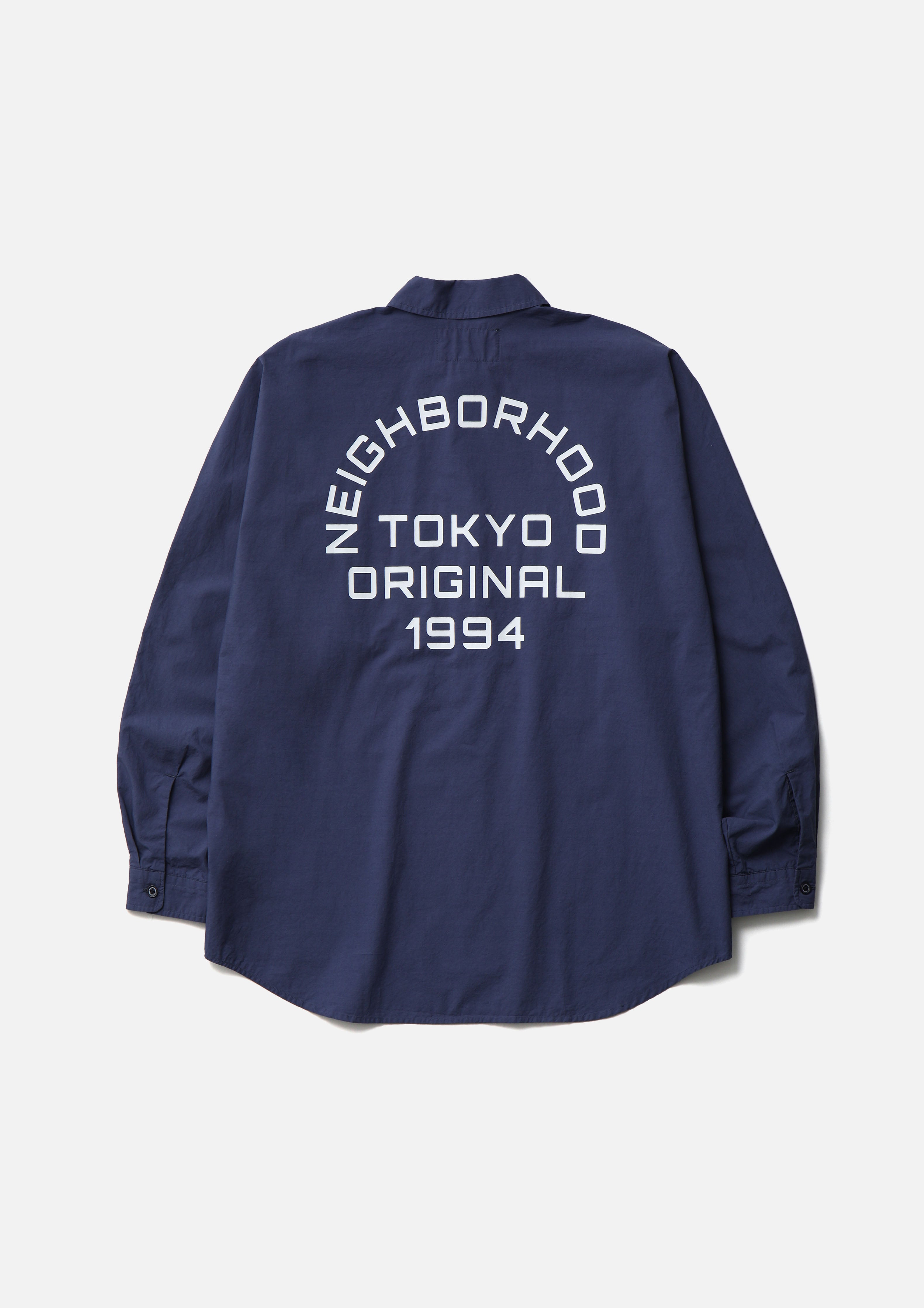 Neighborhood Dolman Sleeve Shirt LS Hemd Weiß Baumwolle