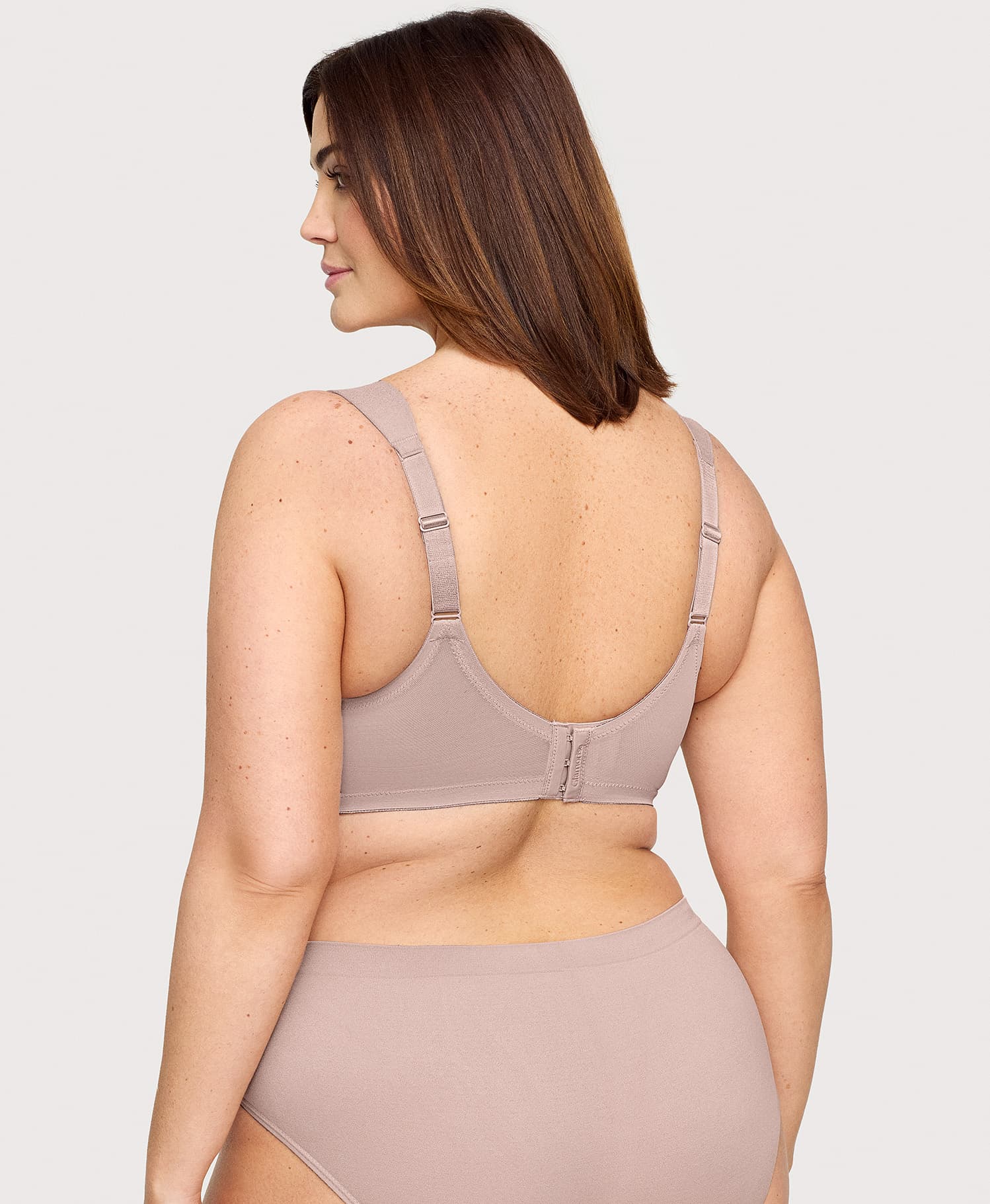 Glamorise MagicLift T-Shirt-BH Taupe bügellos nahtlos