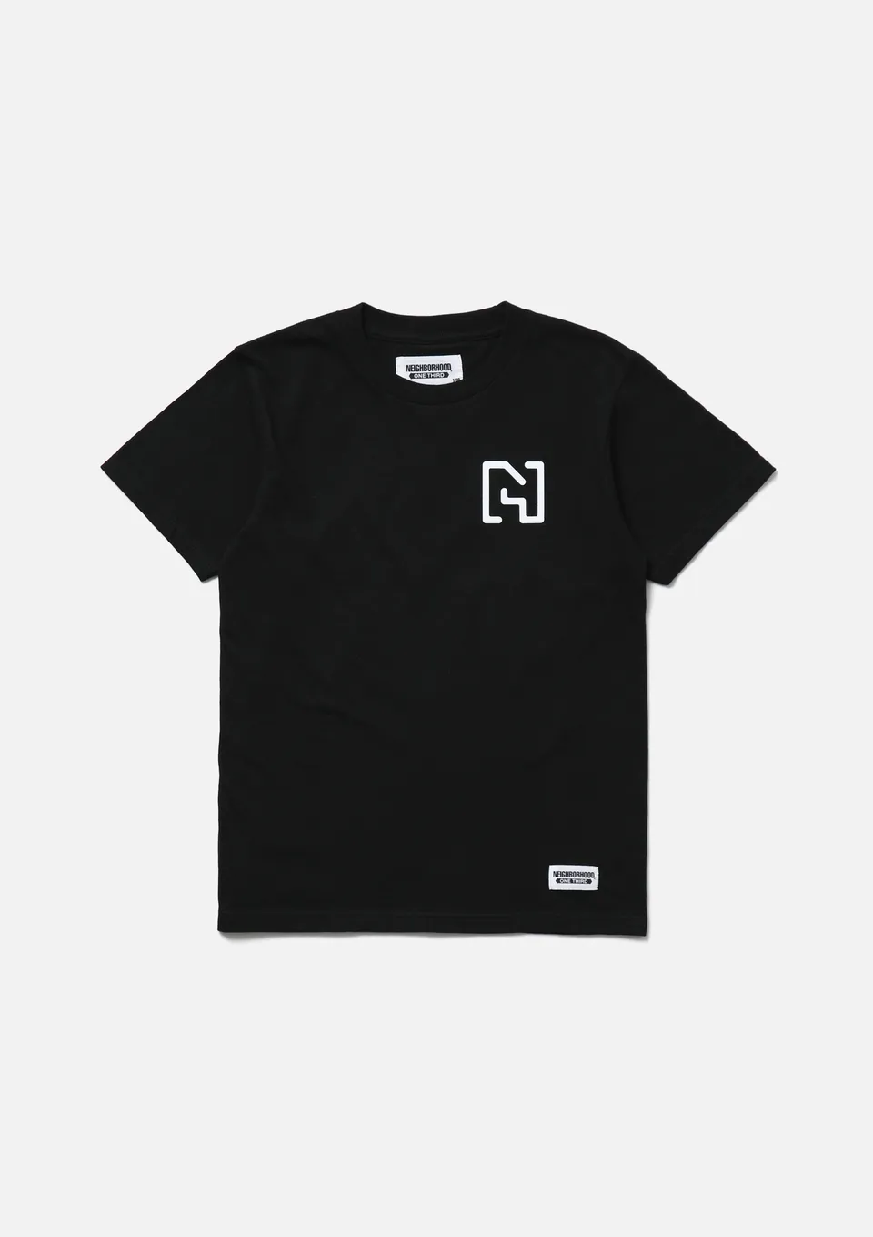 Neighborhood OT Tee SS-1 Kinder T-Shirt Schwarz Print