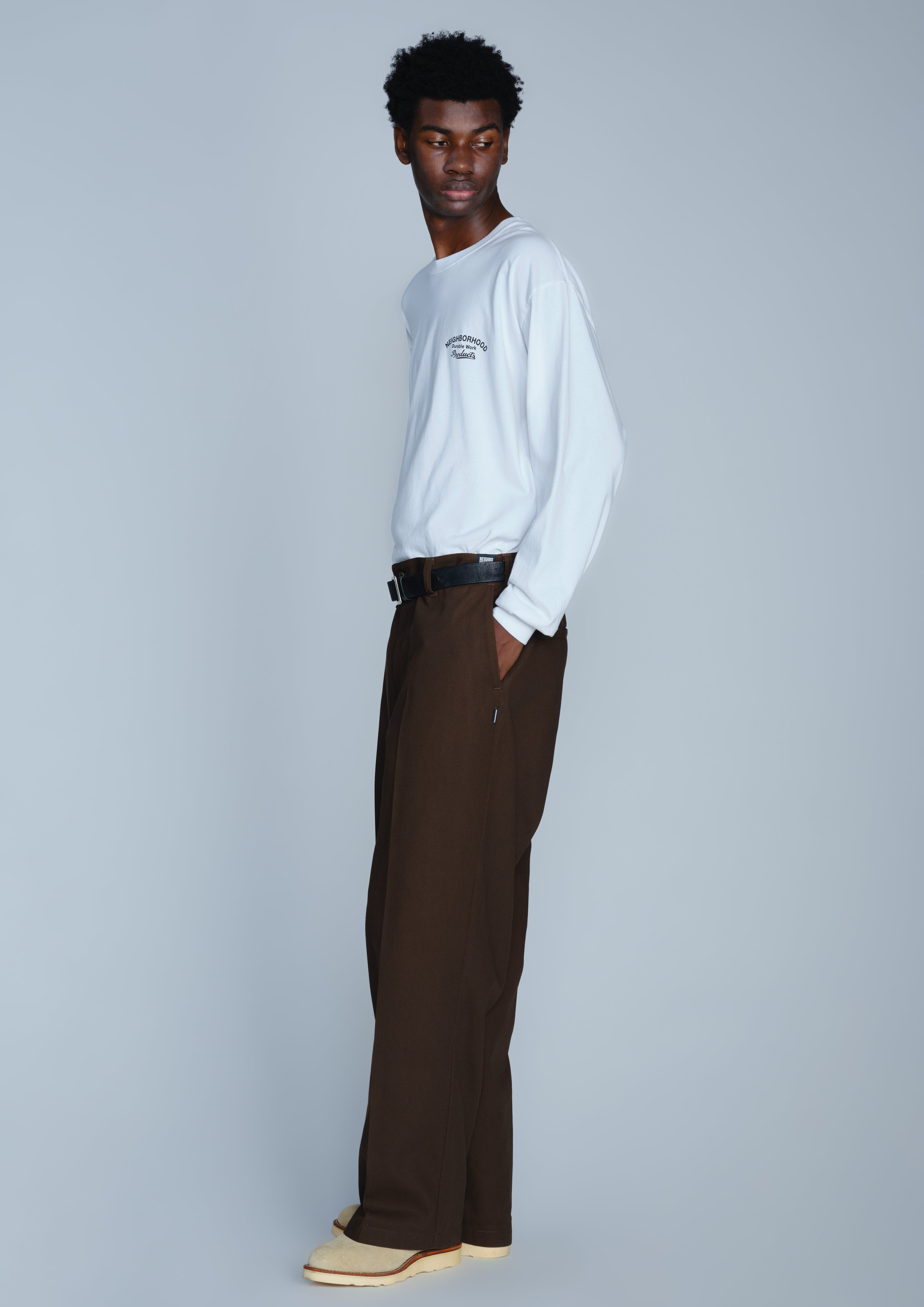 Neighborhood Wide Work Pants Arbeitshose Schwarz weit