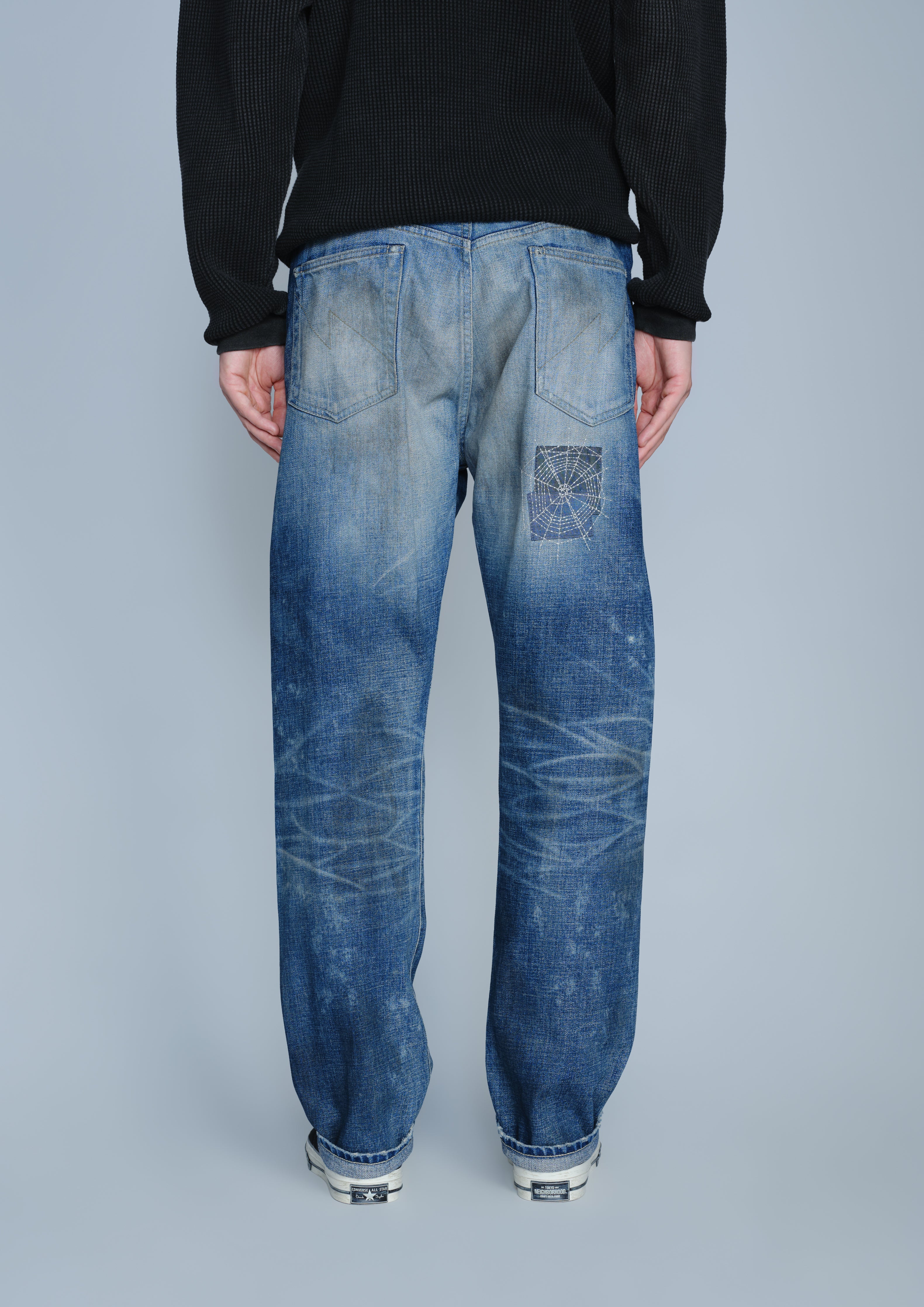 Neighborhood Savage Denim DP Mid Pants Jeans Indigo Used