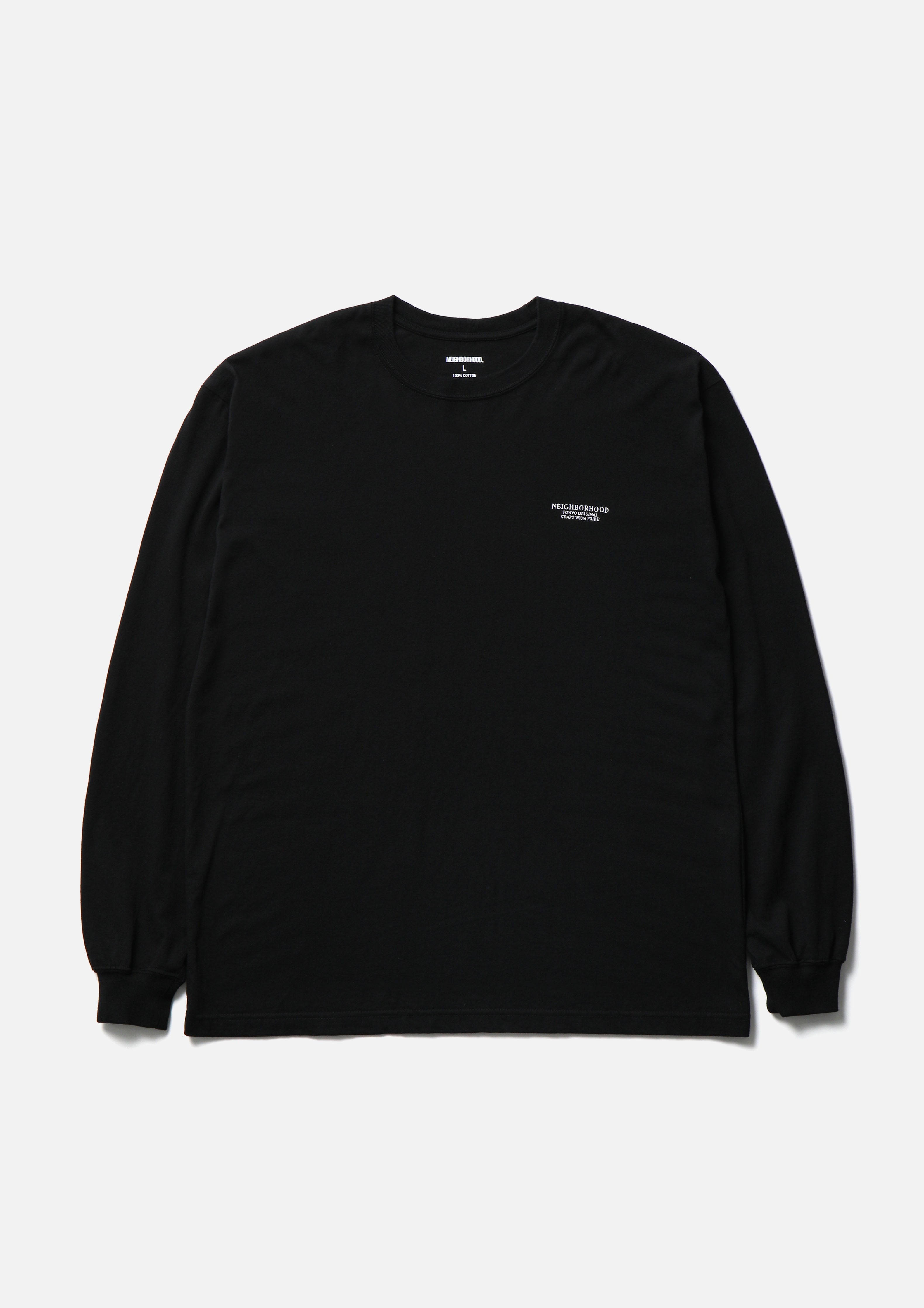 Neighborhood NH Tee LS-6 Longsleeve Grau Baumwolle