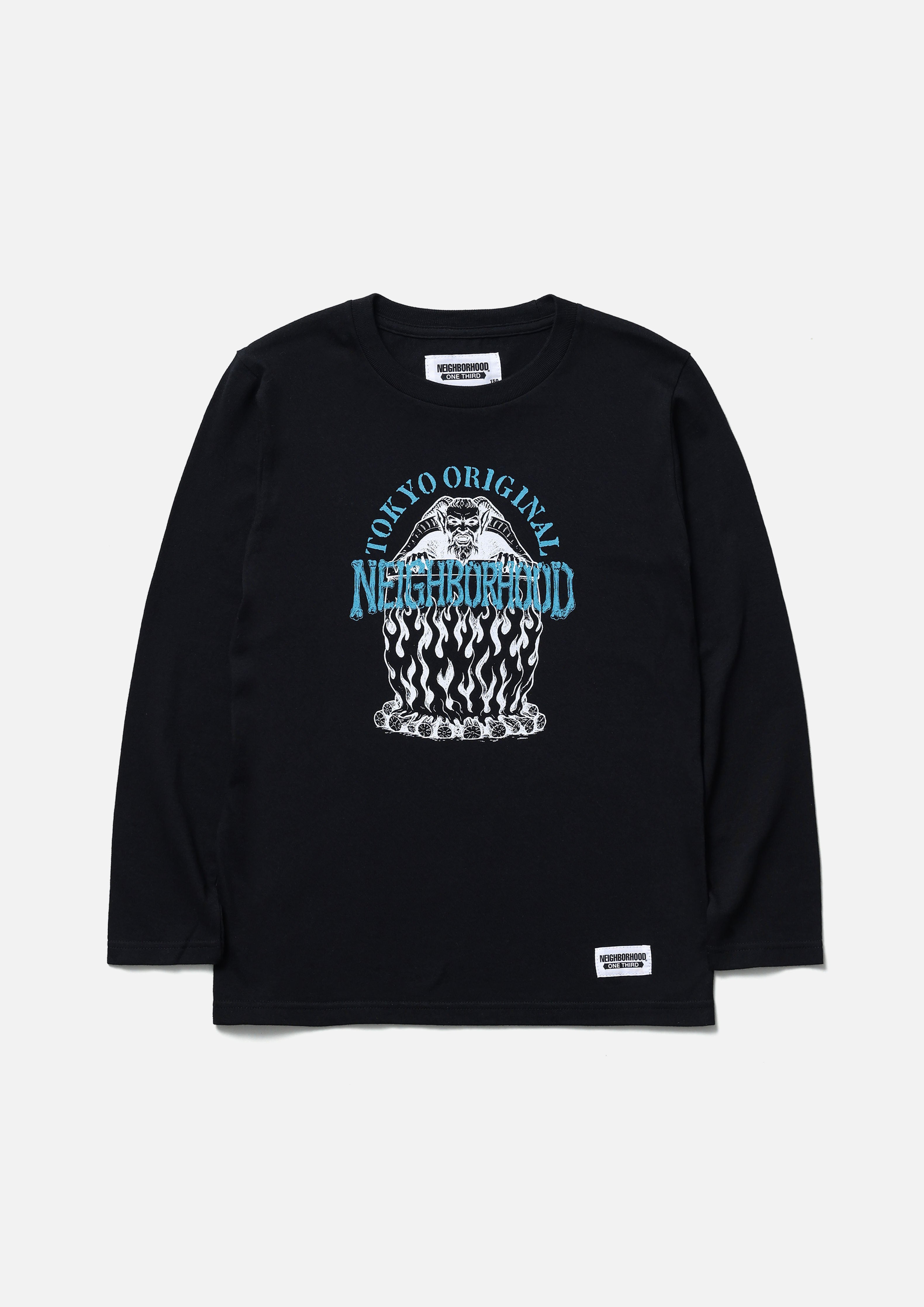 Neighborhood OT Tee LS-2 Langarmshirt Kinder Grau 5.6oz Print