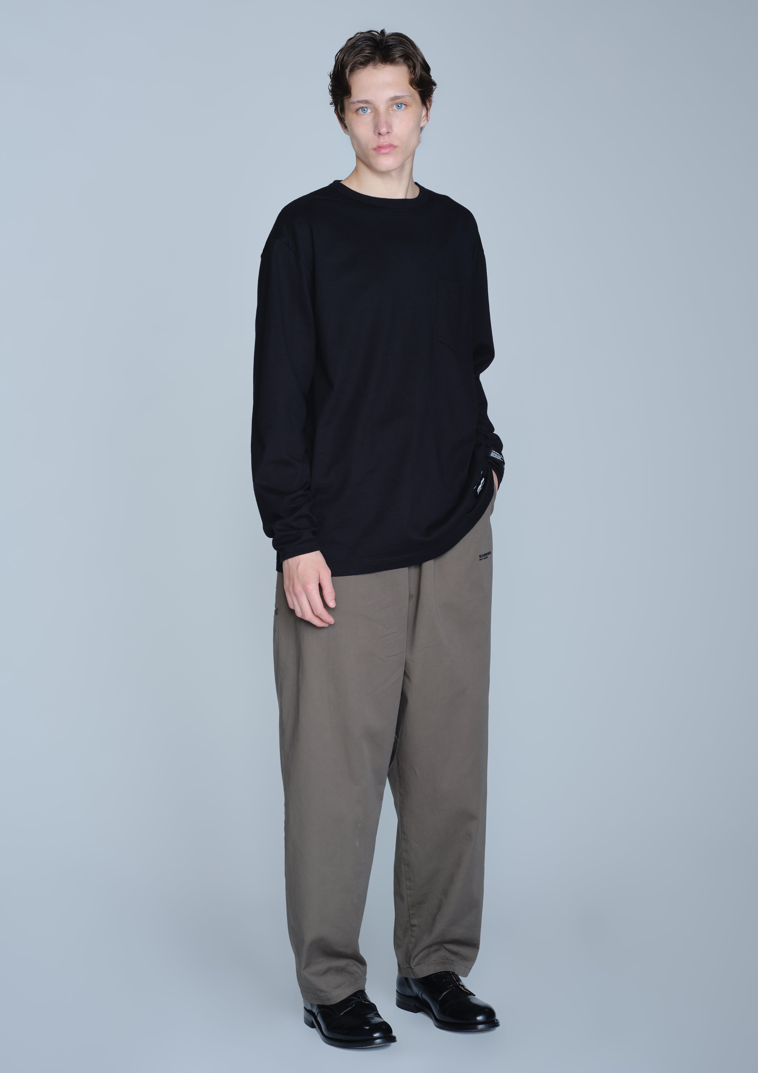 Neighborhood Classic Crewneck LS Longsleeve Weiß Baumwolle