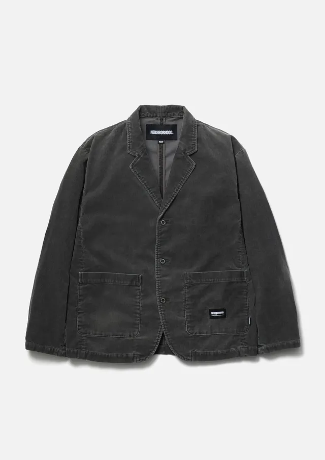 Neighborhood Washed Corduroy 3B Jacke Olive Drab Cord