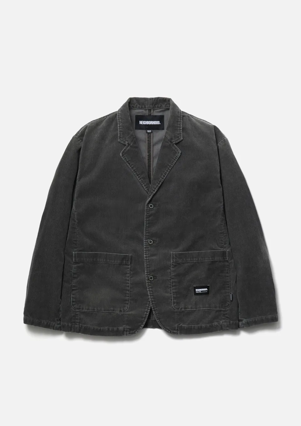 Neighborhood Washed Corduroy 3B Jacke Olive Drab Cord