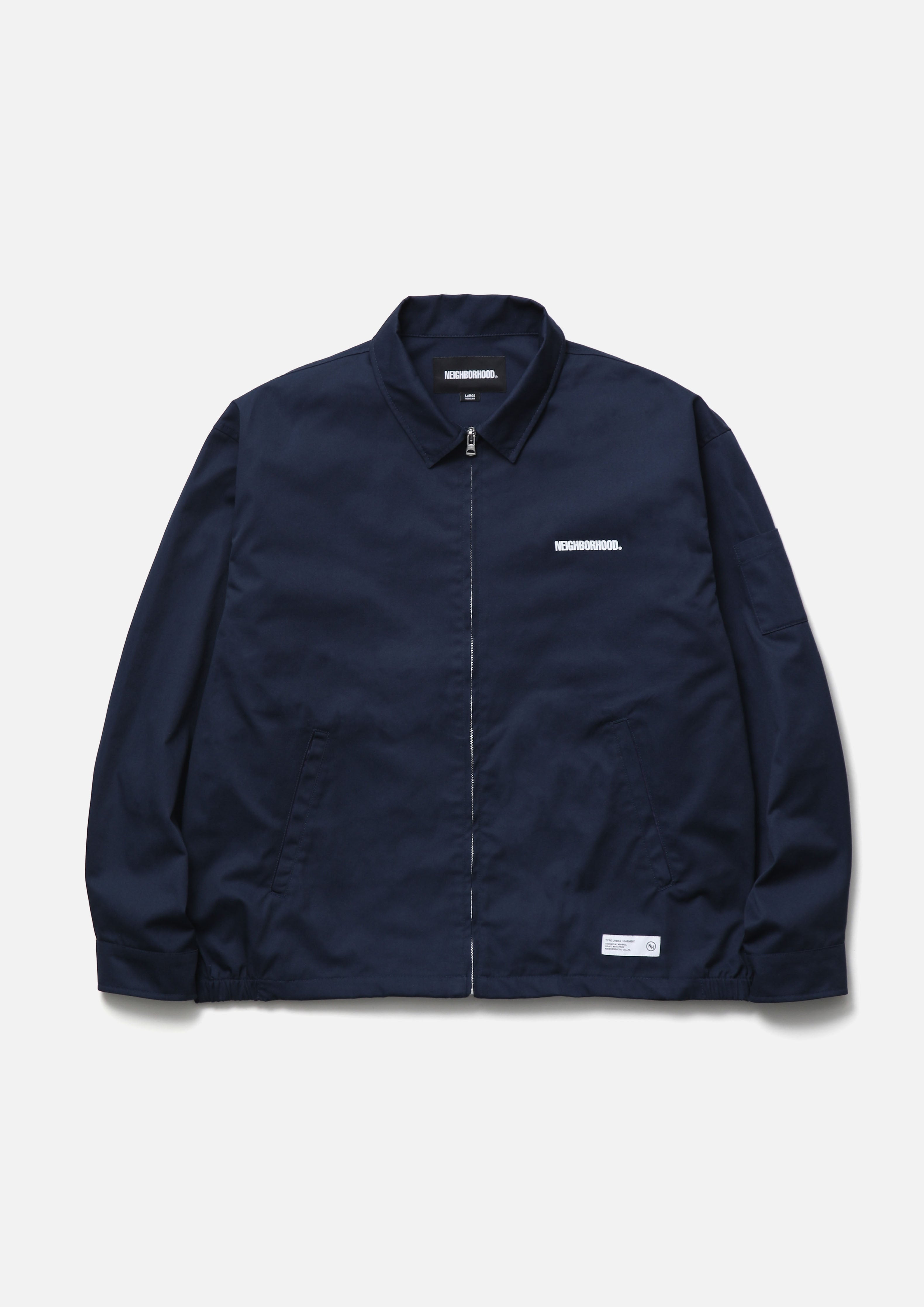 Neighborhood Zip Work Jacket-2 Jacke Schwarz M T/C-Twill