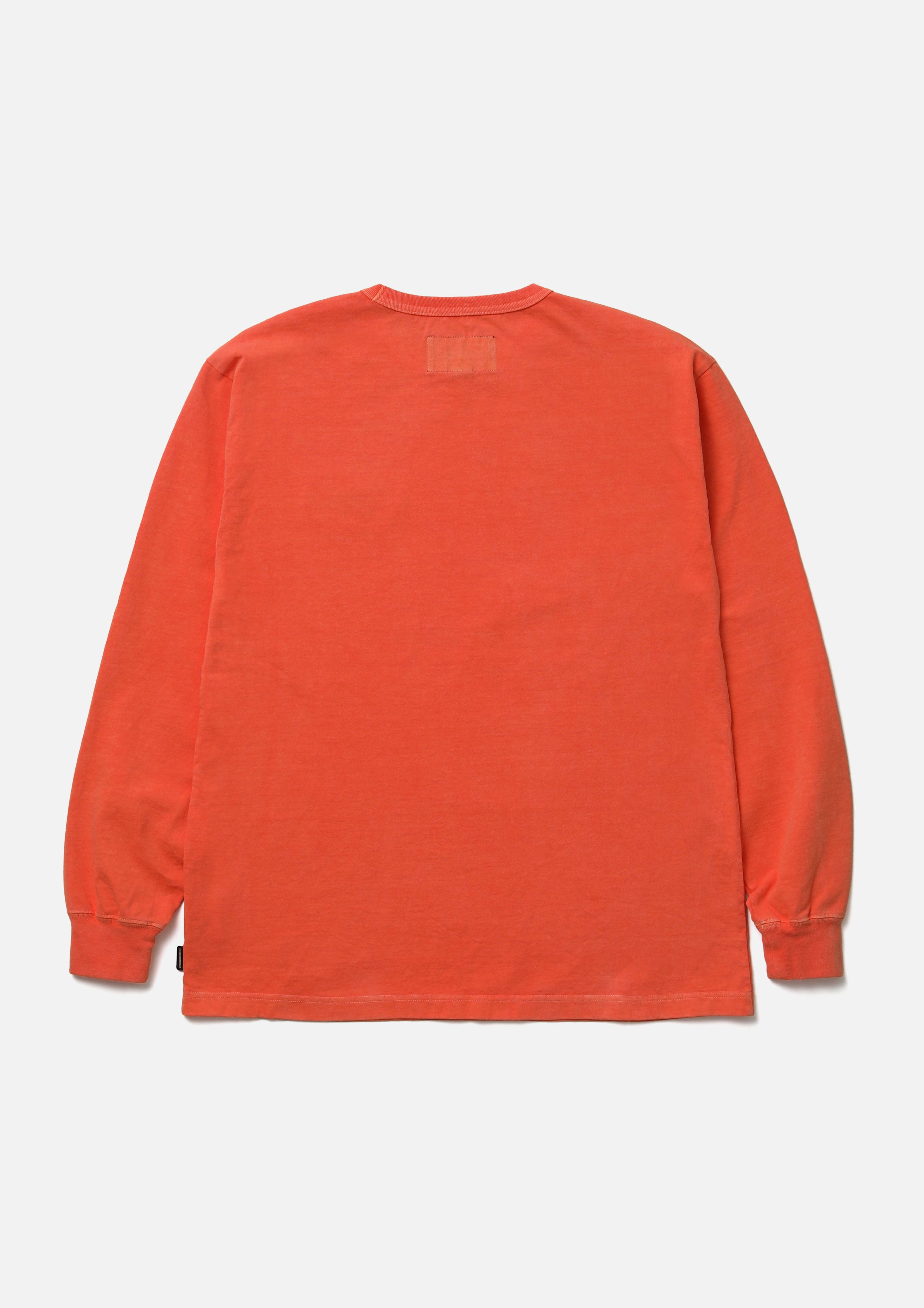 Neighborhood Pigment Crewneck LS Longsleeve Olive Drab Baumwolle