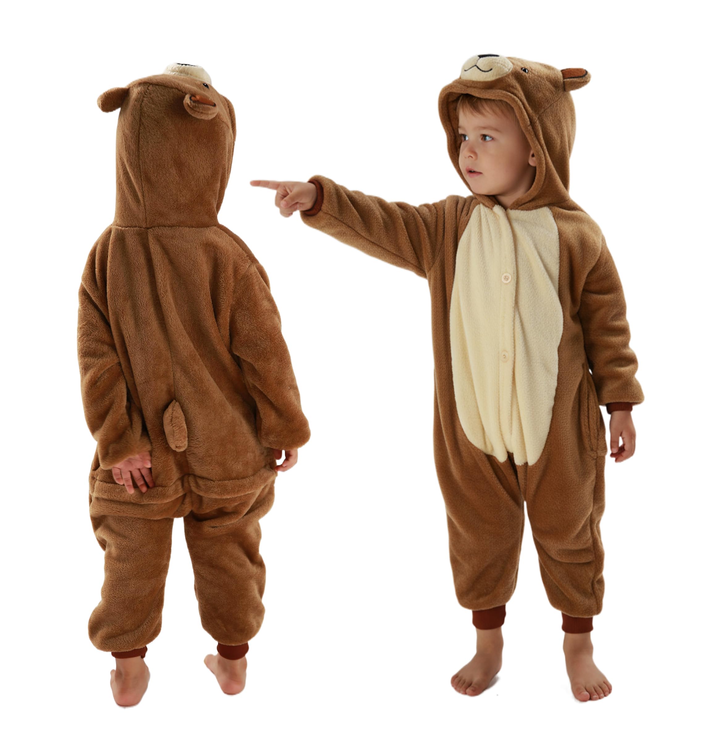 Fairycos Dino Kostüm Kinder 104-110 Grün Polyester