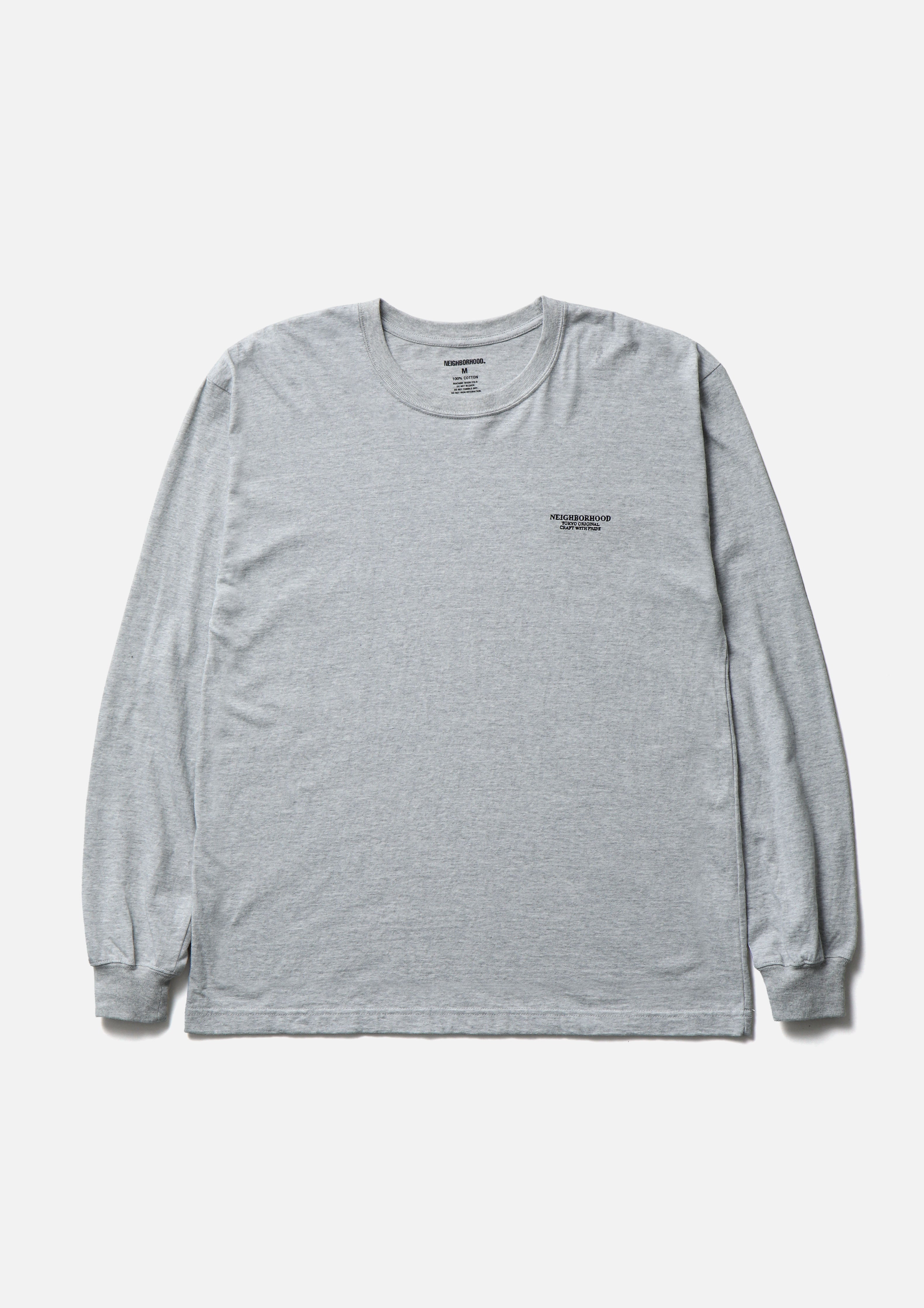 Neighborhood NH Tee LS-6 Longsleeve Grau Baumwolle