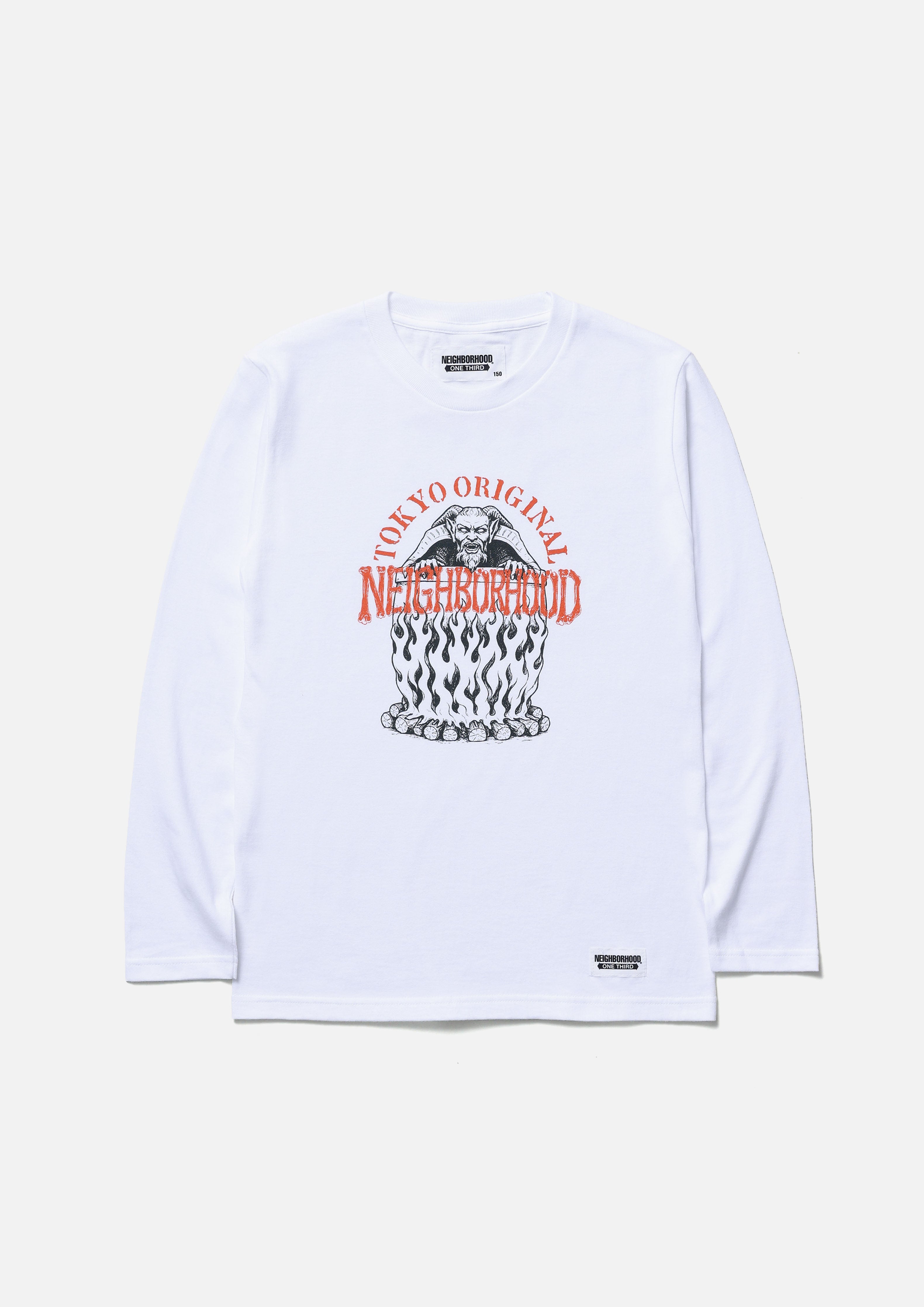 Neighborhood OT Tee LS-2 Langarmshirt Kinder Grau 5.6oz Print