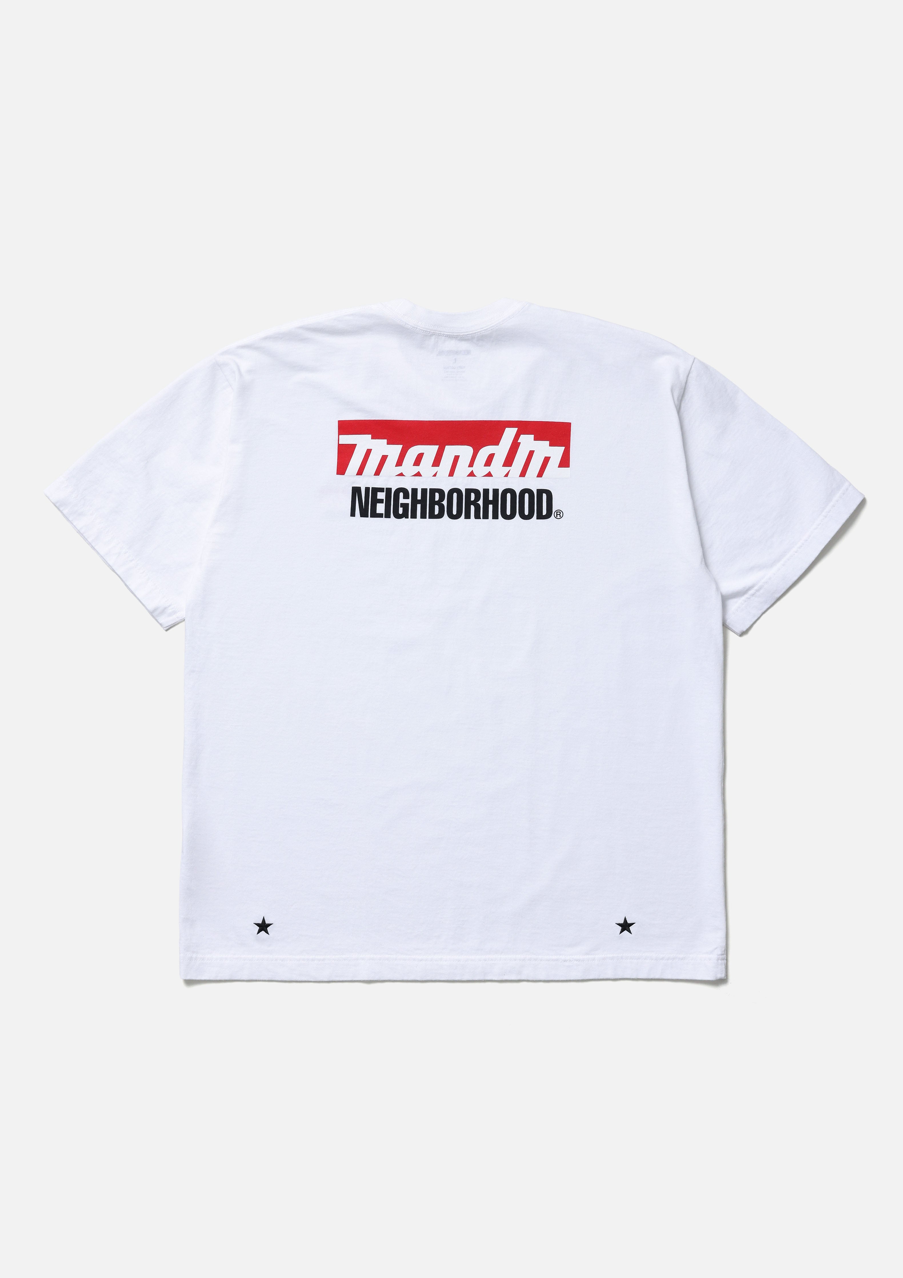 Neighborhood NH X M&M Tee SS-1 T-Shirt Weiß Baumwolle