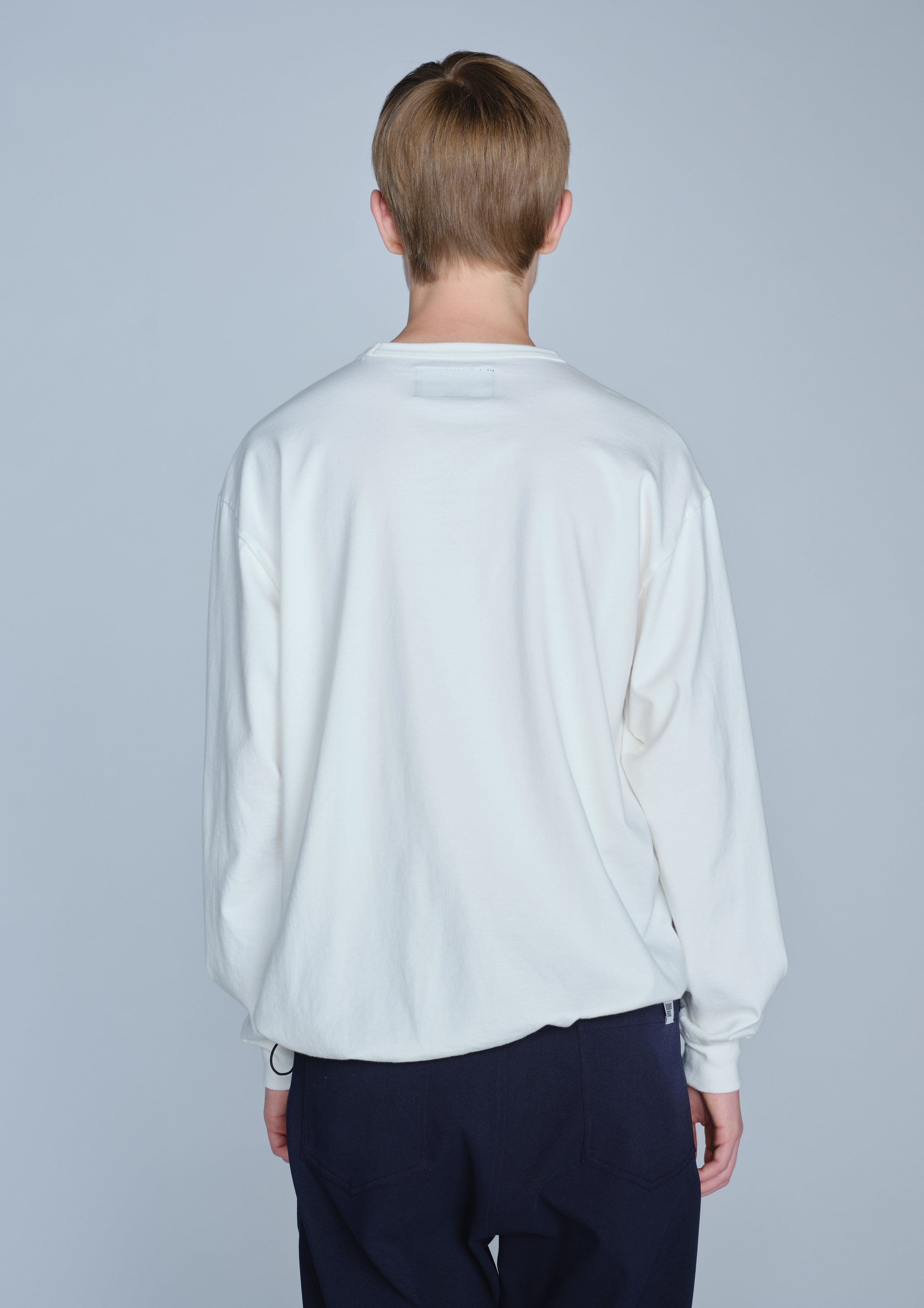 Neighborhood Map Crewneck LS Langarmshirt Schwarz Baumwolle