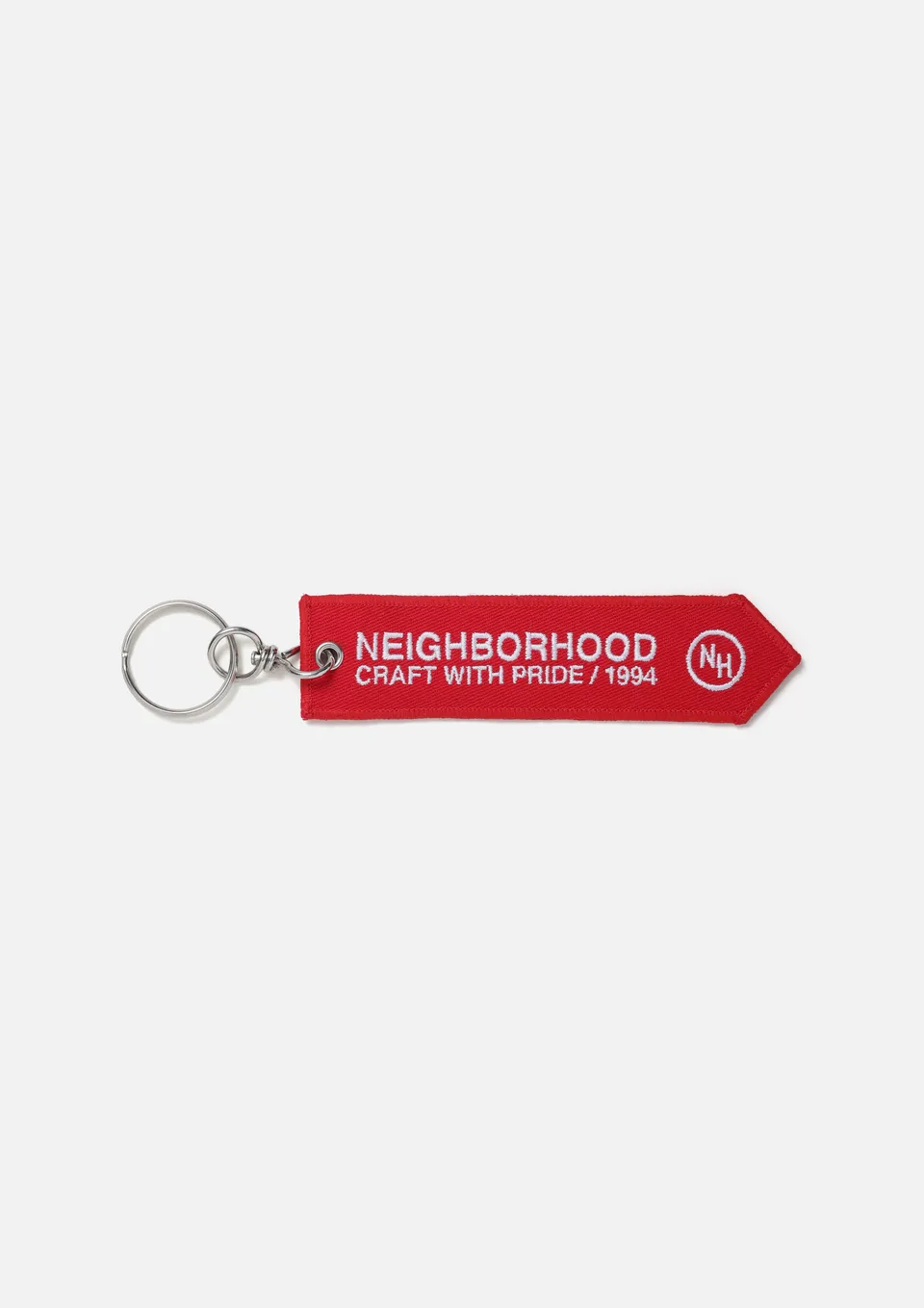Neighborhood Flight Tag Anhänger Rot Baumwolle