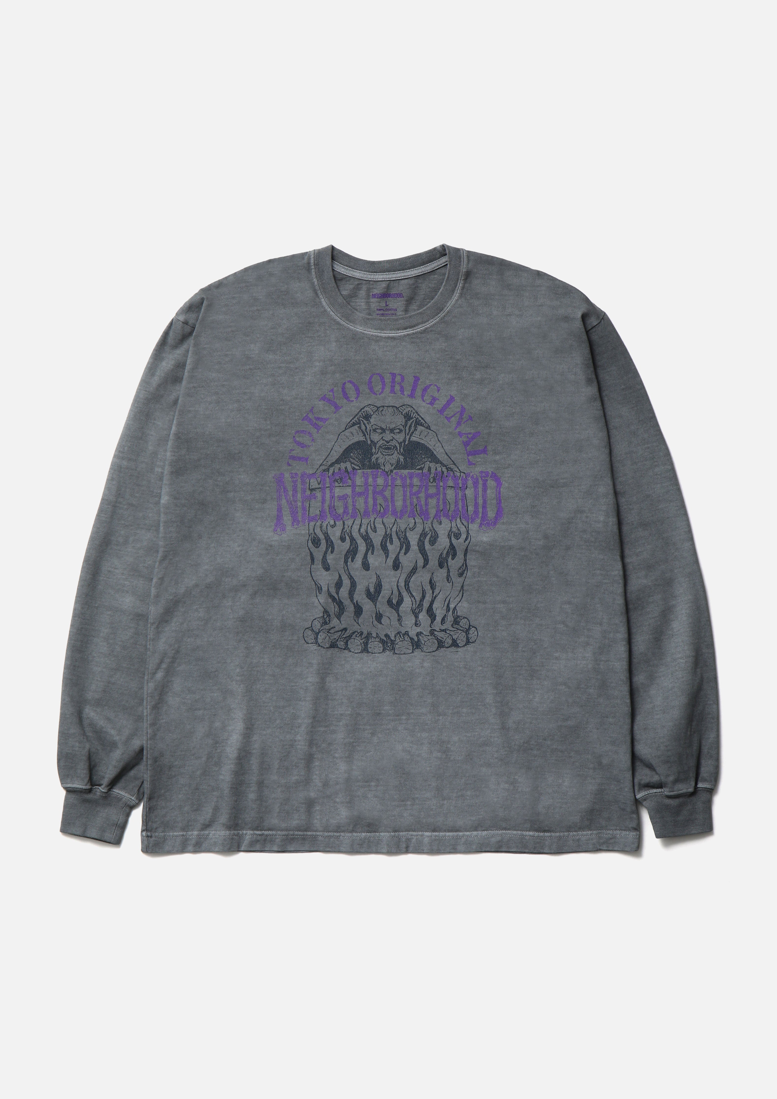 Neighborhood NH Tee LS-3 Longsleeve Orange
