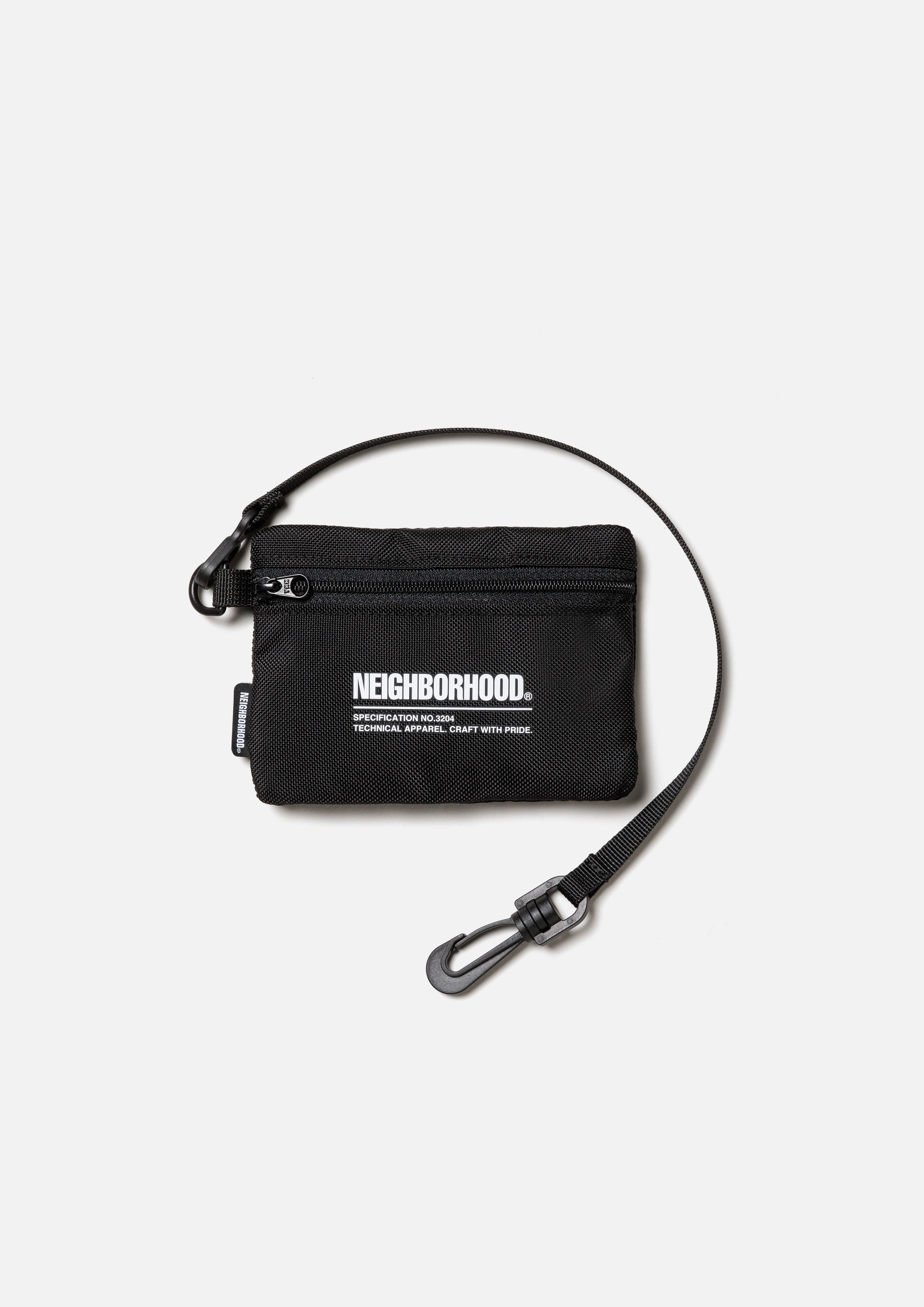 Neighborhood Accessories Coin Case Münzbeutel Schwarz Nylon