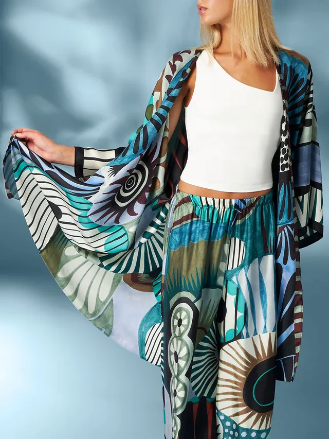 Barbieri Elegant Kimono Seide Einheitsgröße