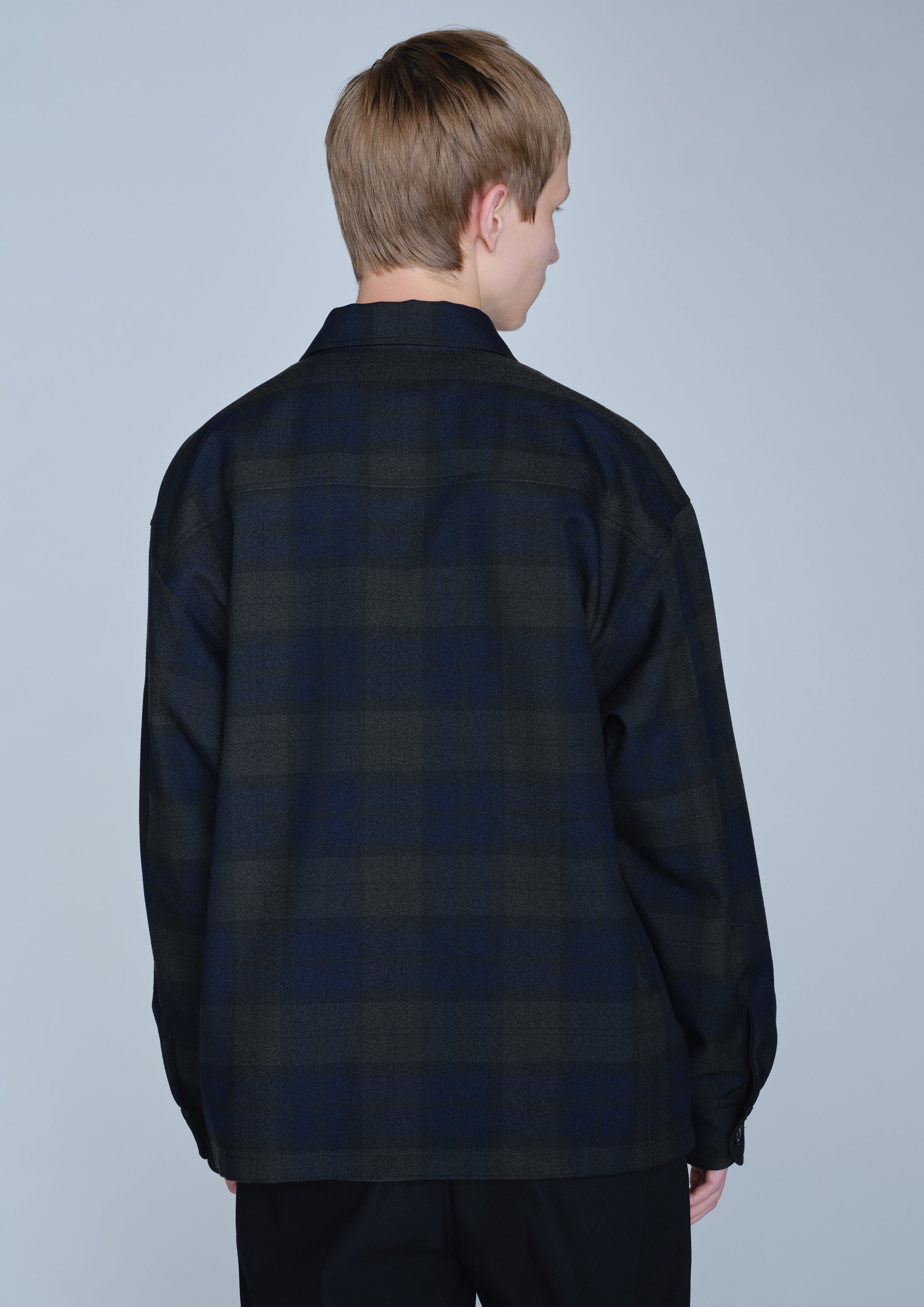 Neighborhood CPO Shirt LS Überhemd Black Tech-Tweed