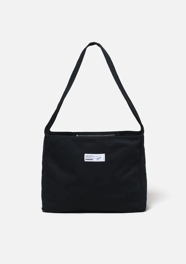 Neighborhood HBT Newspaper Bag Tasche Schwarz Fischgrät