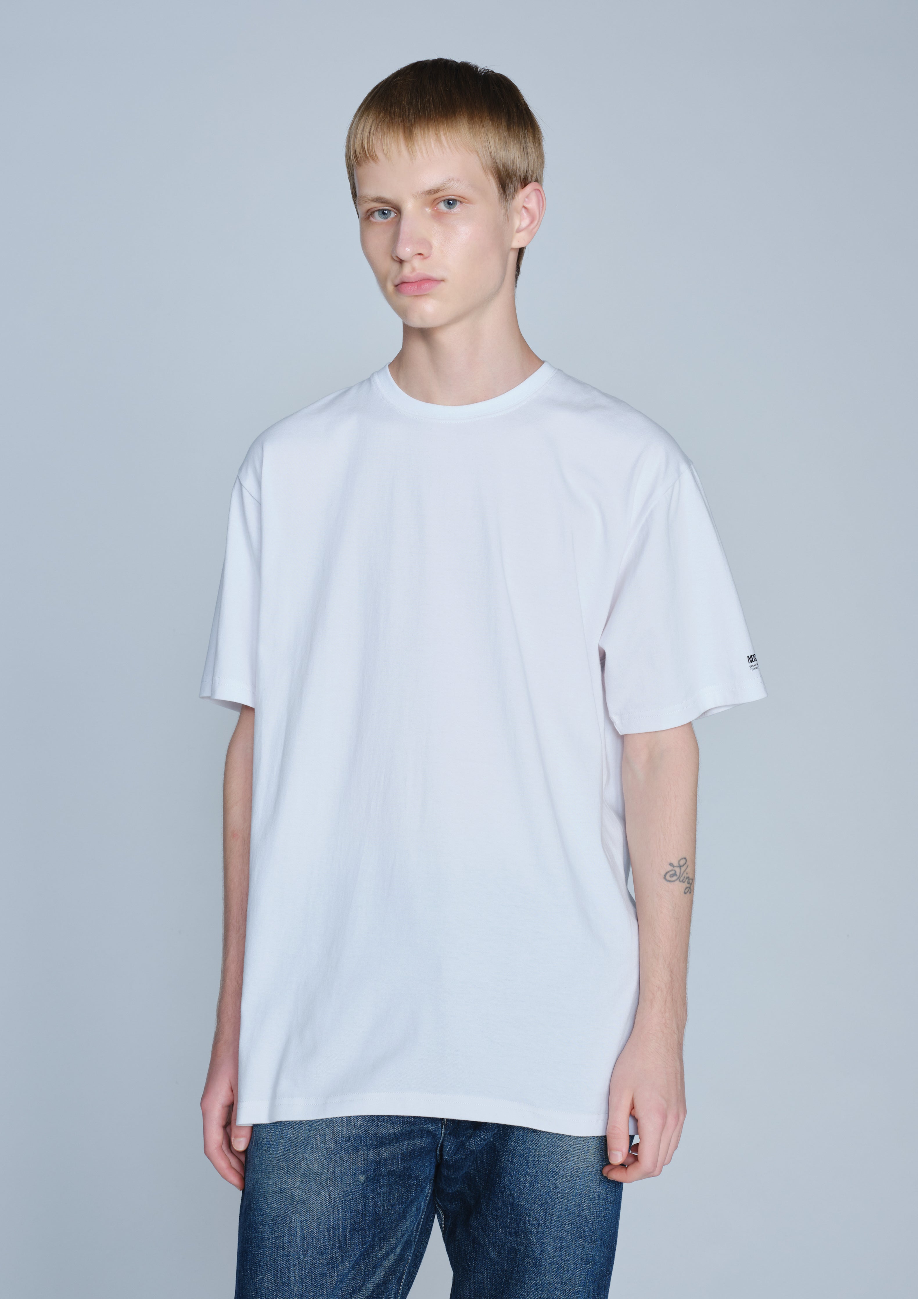 Neighborhood Classic 2Pack Tee SS T-Shirt Weiß 2er-Pack Baumwolle