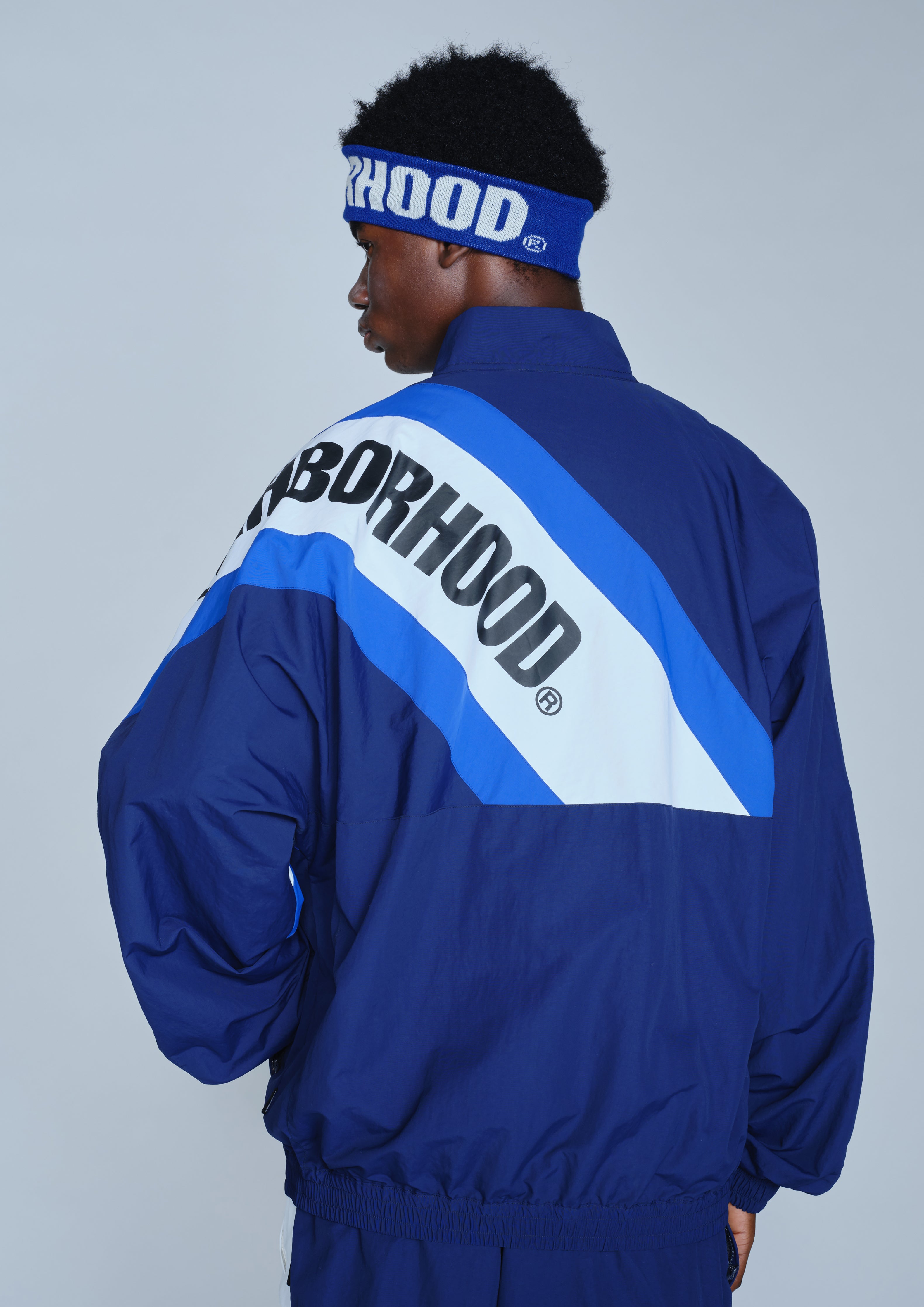 Neighborhood Track Jacket Trainingsjacke Navy Nylon