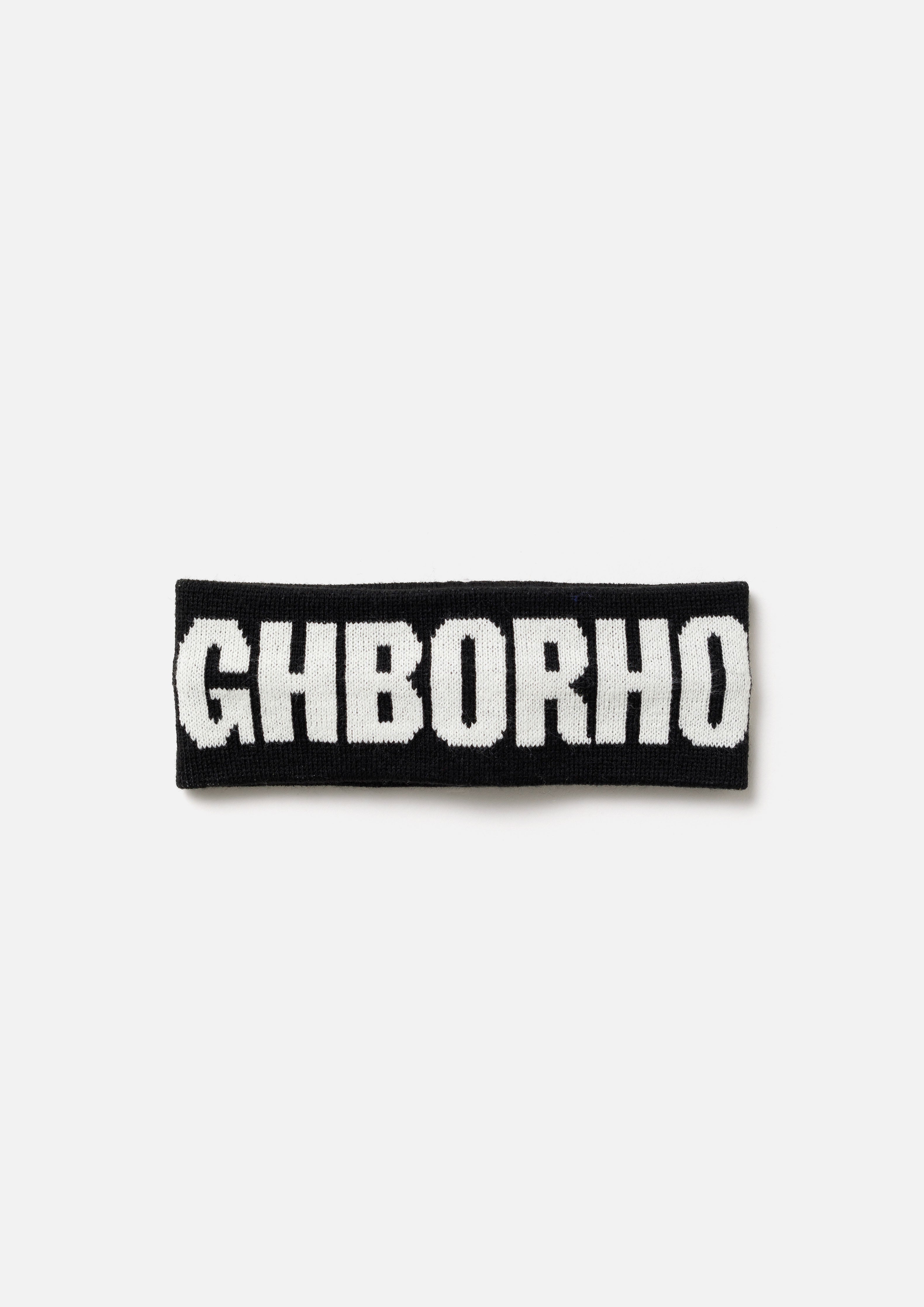 Neighborhood Logo Hair Band Stirnband Weiß