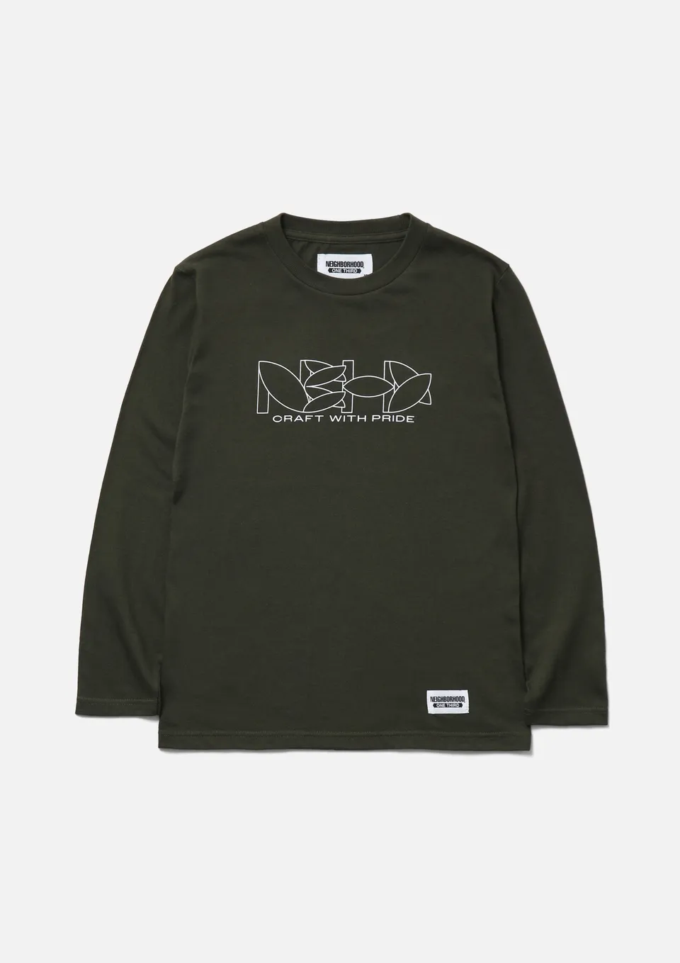 Neighborhood OT Tee LS-1 Longsleeve Oliv 130 Heavyweight