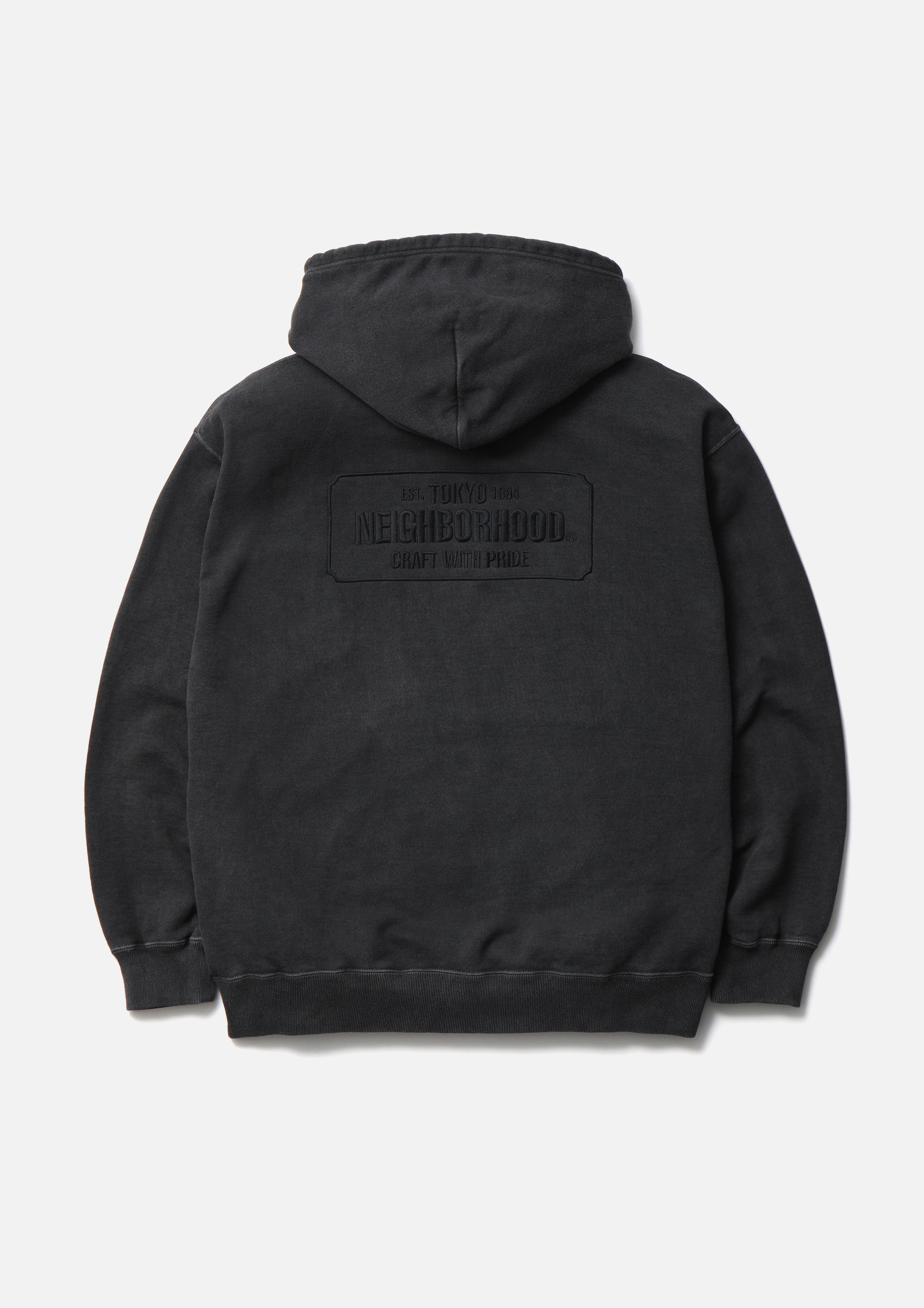Neighborhood Pigment Sweat Hoodie Kapuzenpullover Orange Stick