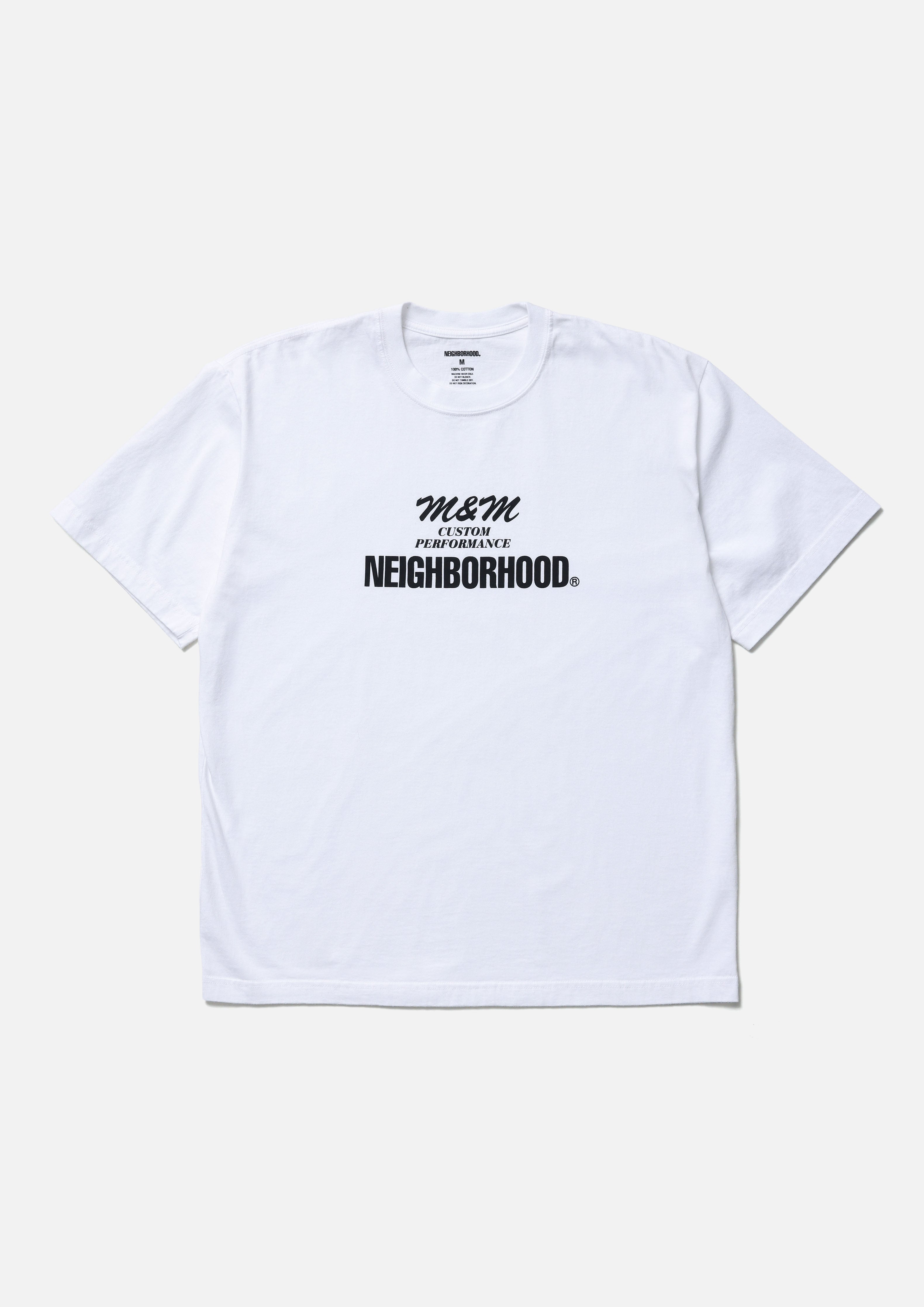 Neighborhood NH x M&M Tee SS-2 T-Shirt Schwarz Baumwolle