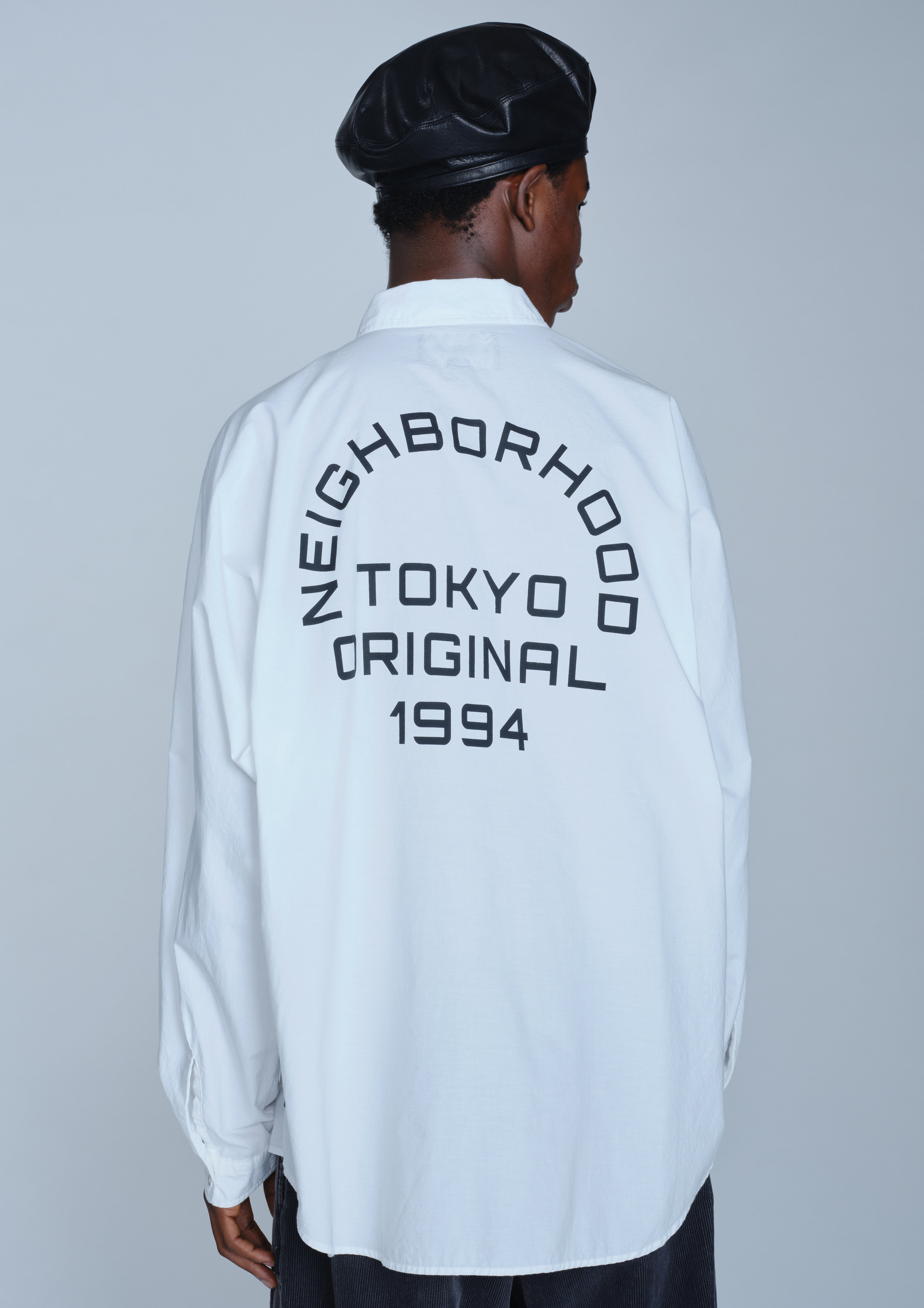 Neighborhood Dolman Sleeve Shirt LS Hemd Weiß Baumwolle