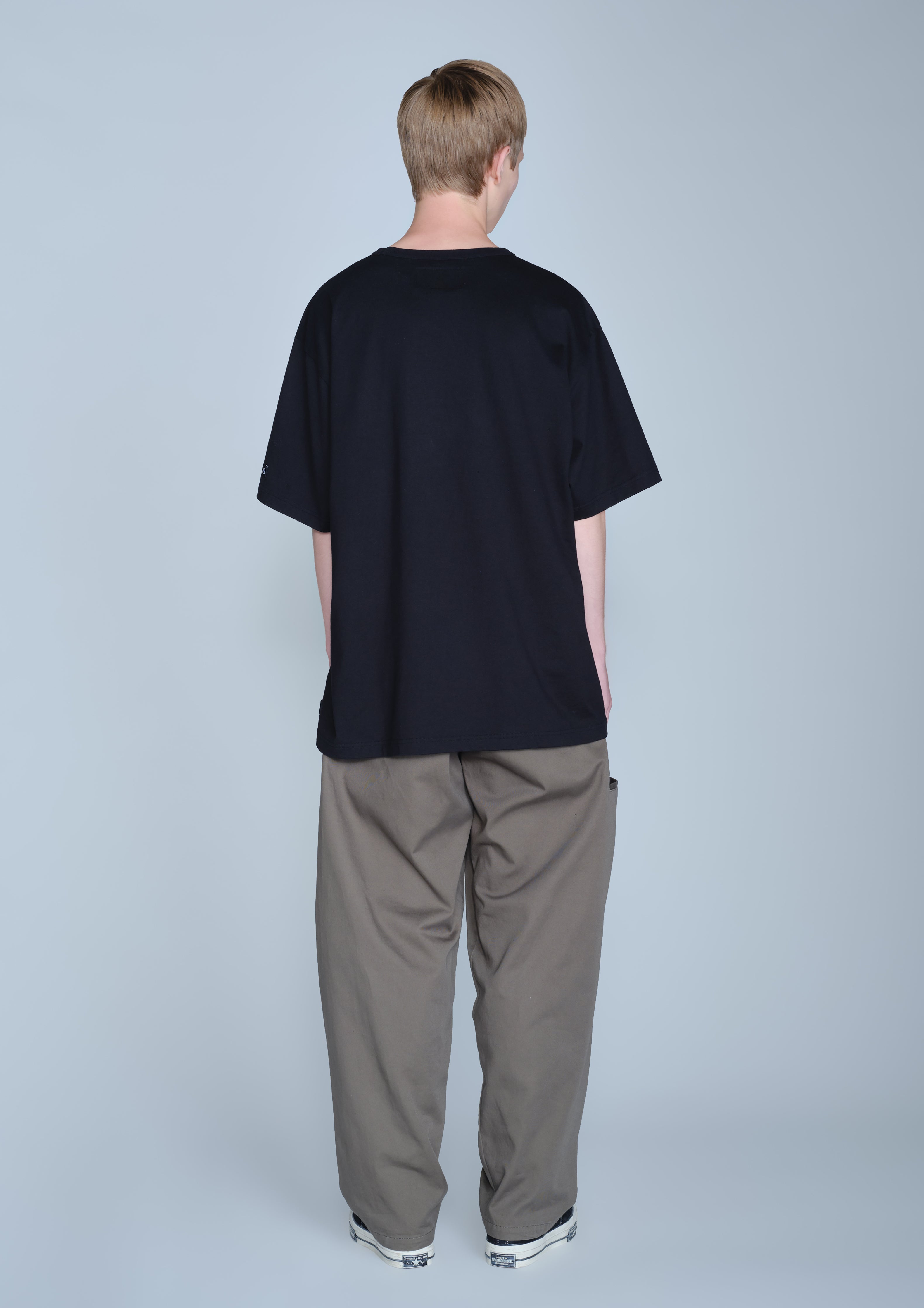 Neighborhood Classic Crewneck T-Shirt Schwarz