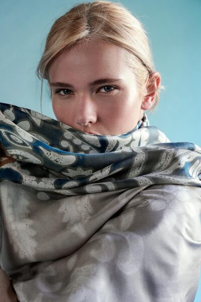 Barbieri Elegance Foulard Seide 90x90 cm