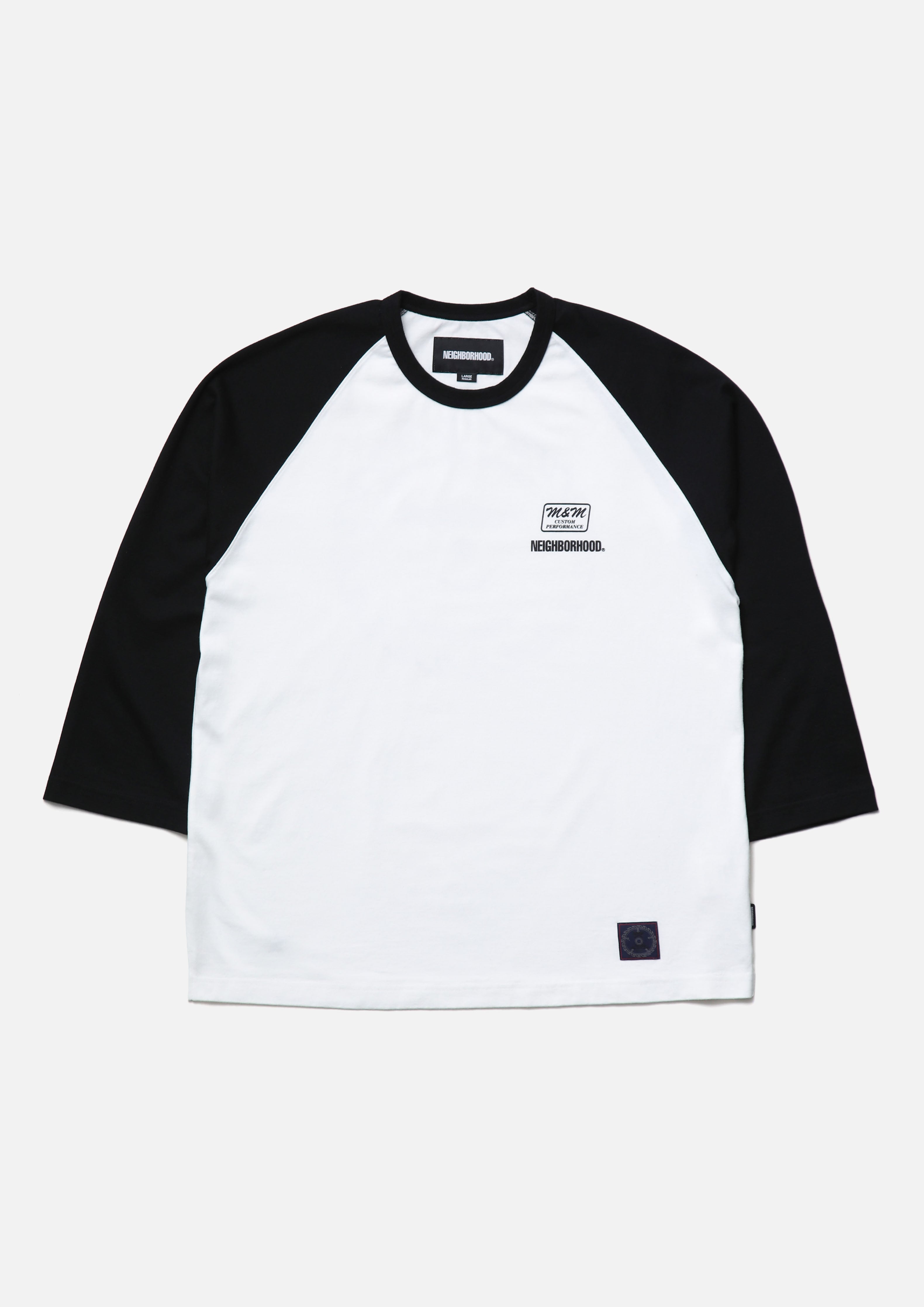 Neighborhood NH X M&M Classic Raglan 3Q Shirt Navy M