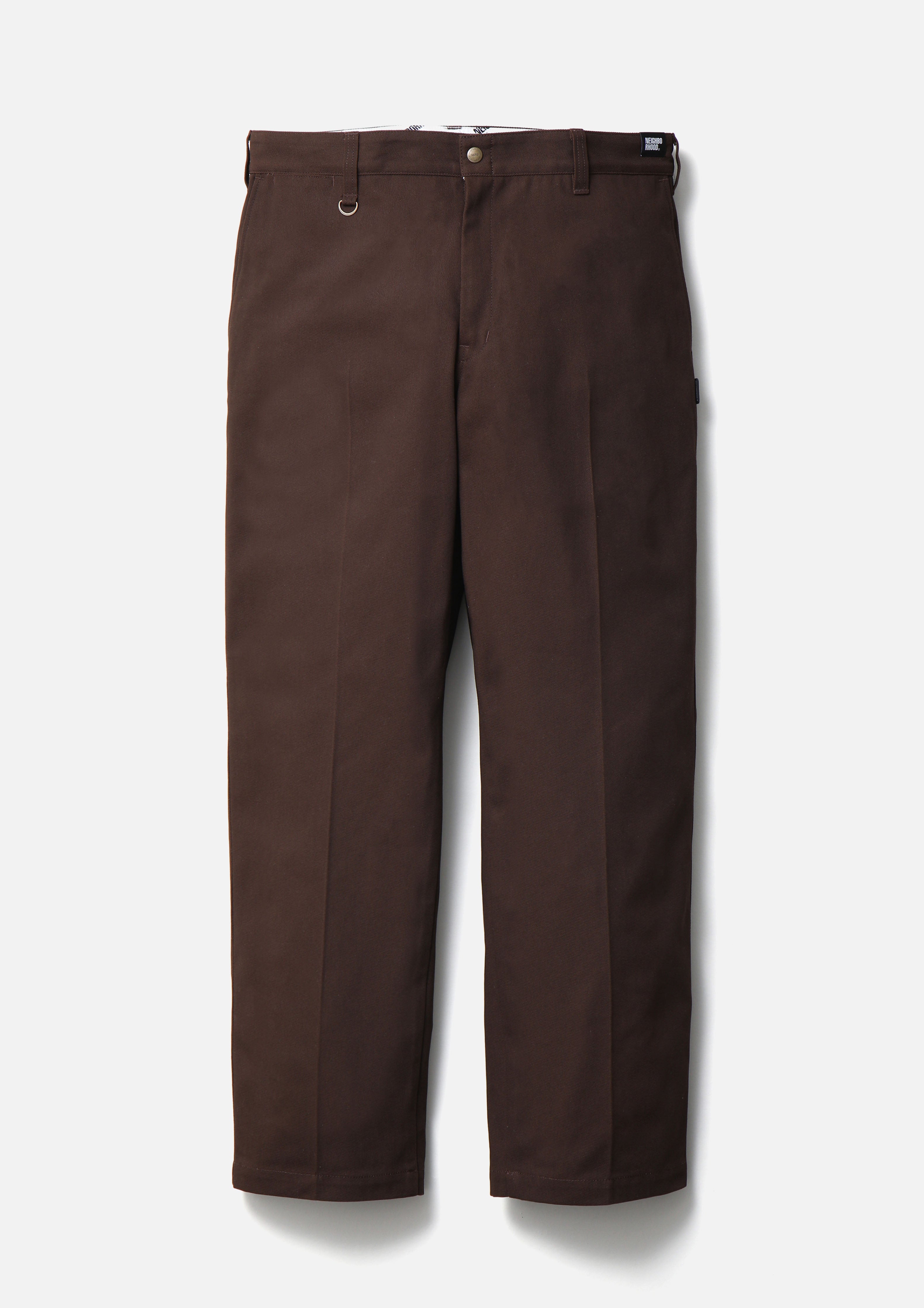 Neighborhood Slim Straight Work Pants Hose Braun Gr.M