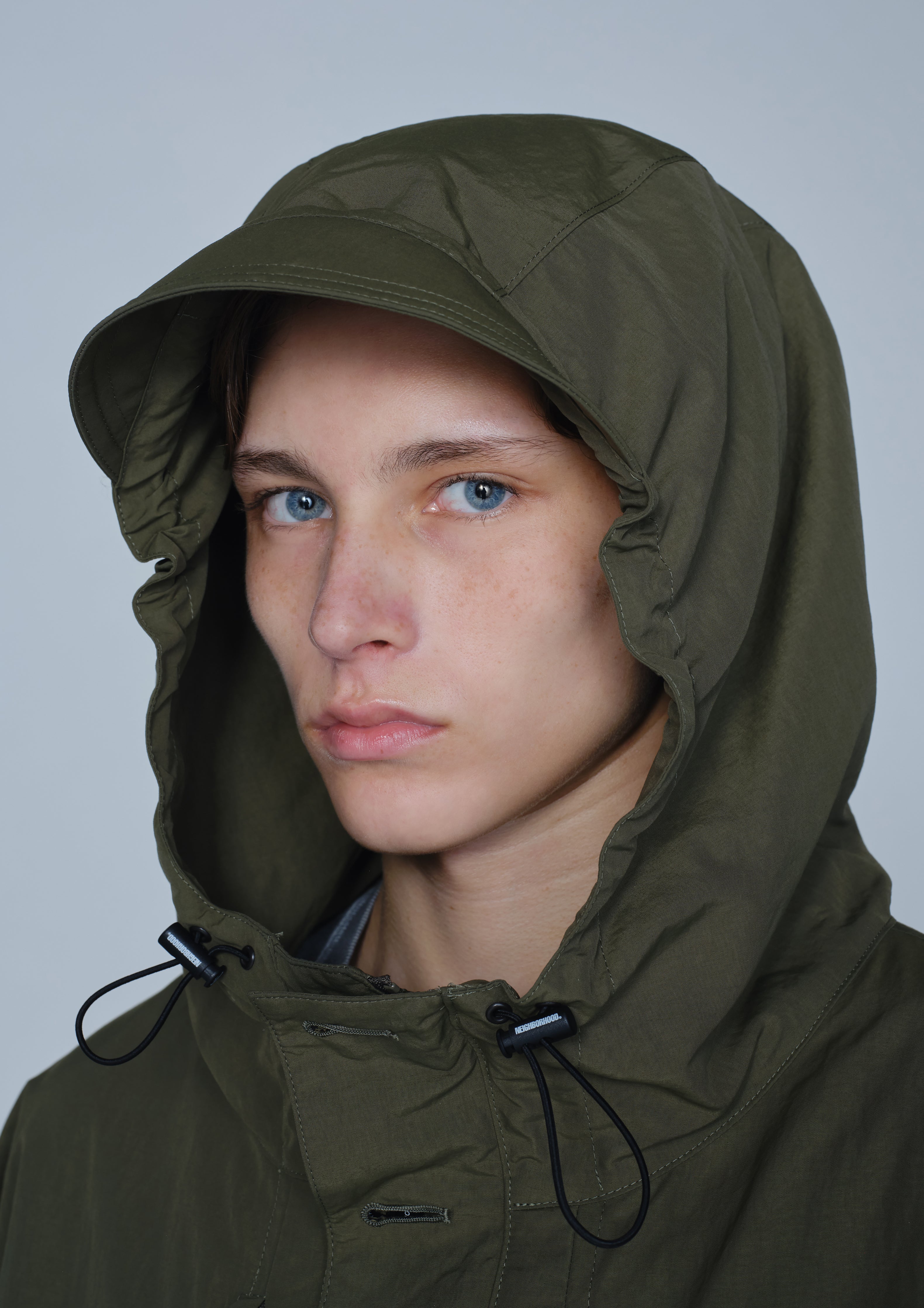 Neighborhood Utility MP Jacket Mountainparka Schwarz Nylon Kapuze