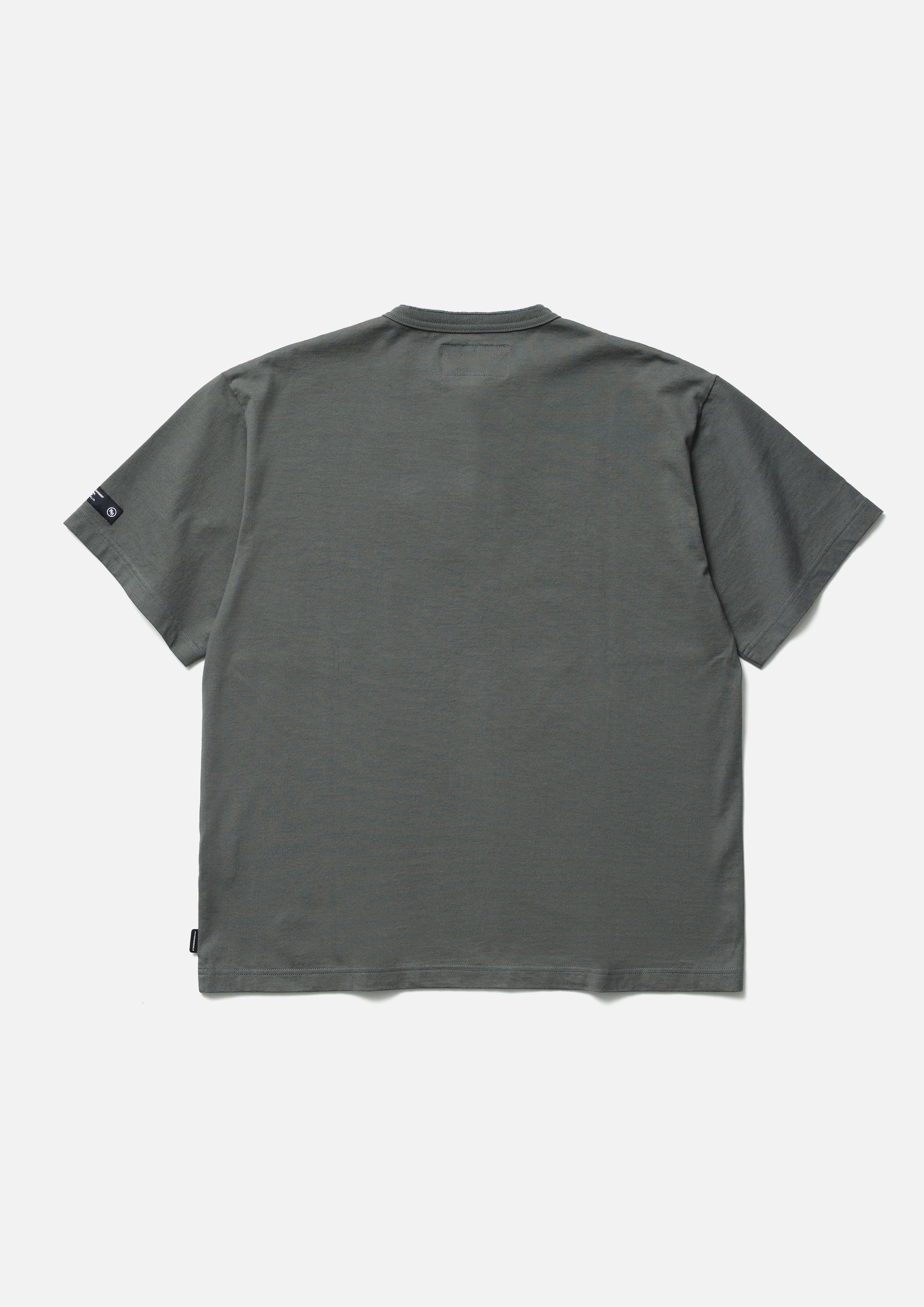 Neighborhood Classic Henley Neck SS Henley-Shirt Schwarz Baumwolle