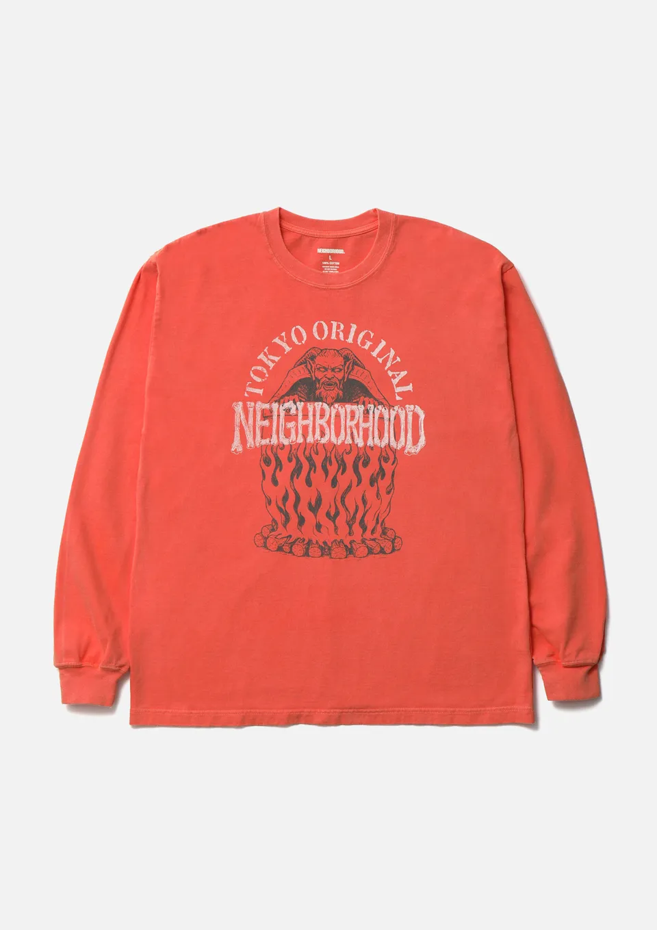 Neighborhood NH Tee LS-3 Longsleeve Orange