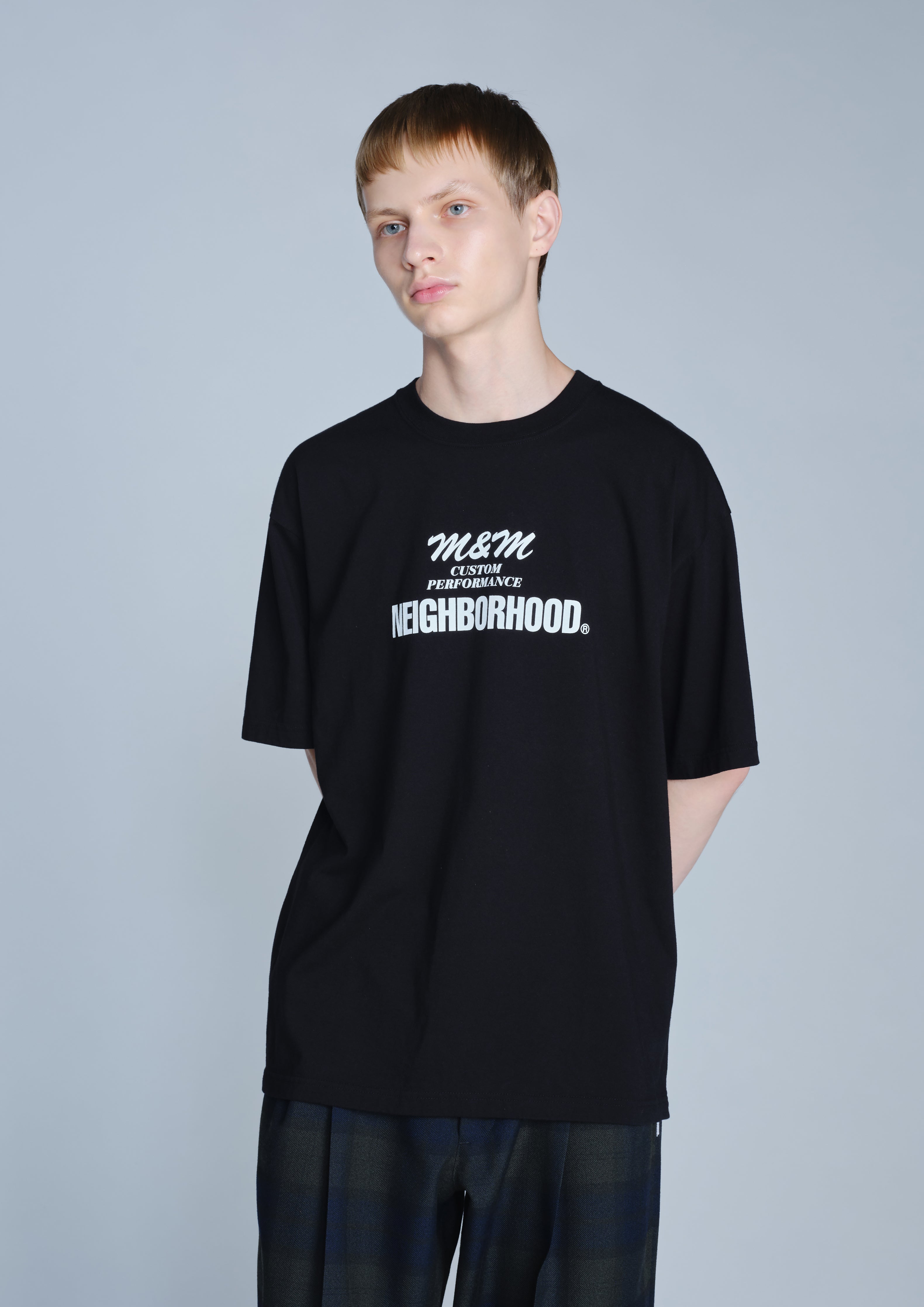 Neighborhood NH x M&M Tee SS-2 T-Shirt Schwarz Baumwolle