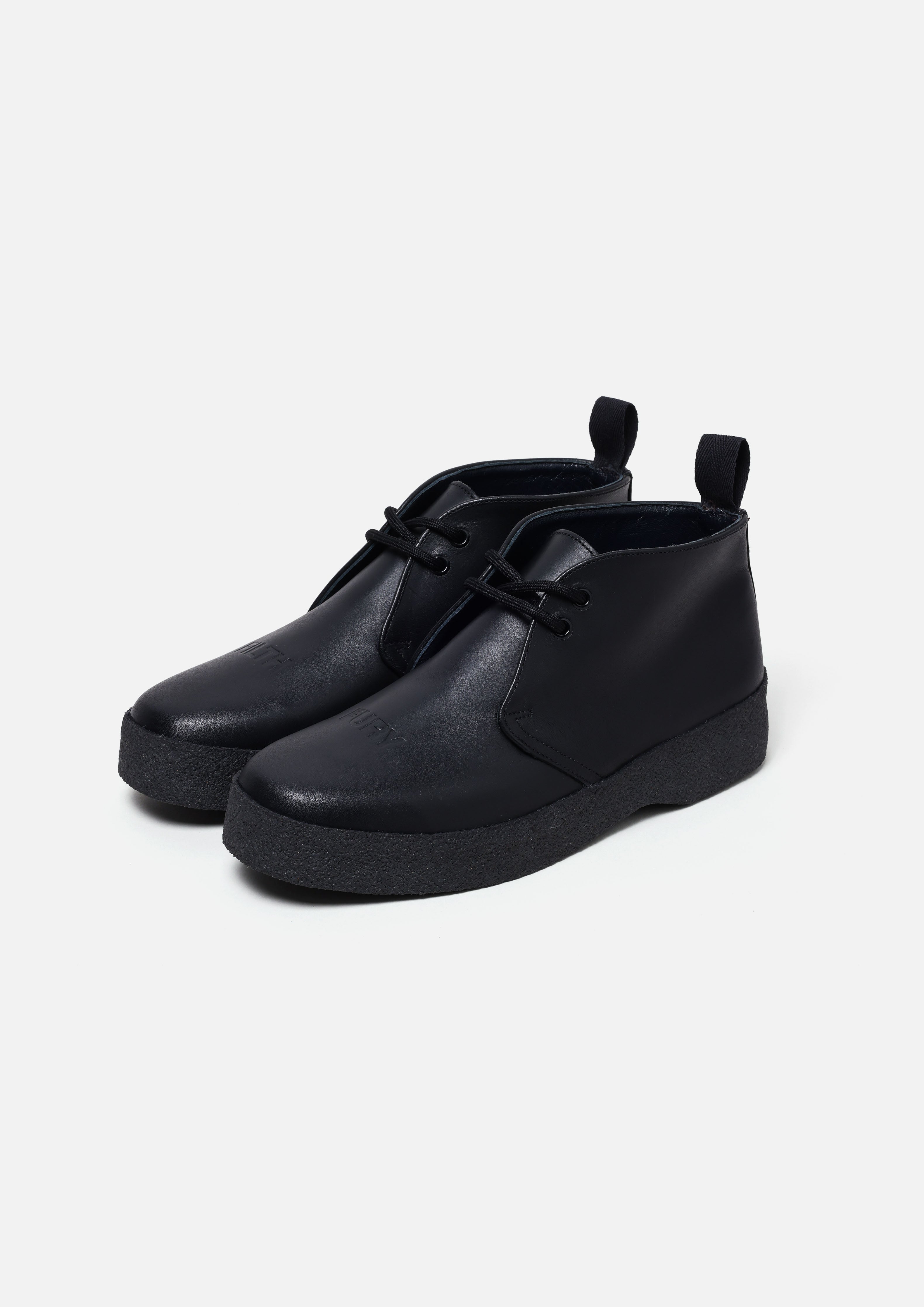 Neighborhood NH x Sanders Brit Chukka Boots Leder Schwarz