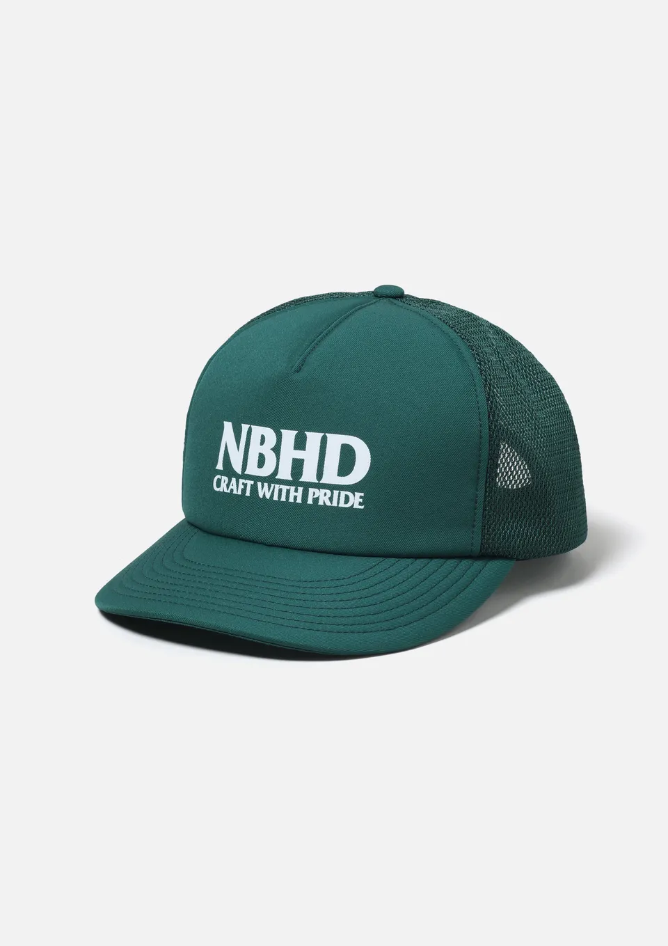 Neighborhood Mesh Cap Trucker Cap Grün Snapback