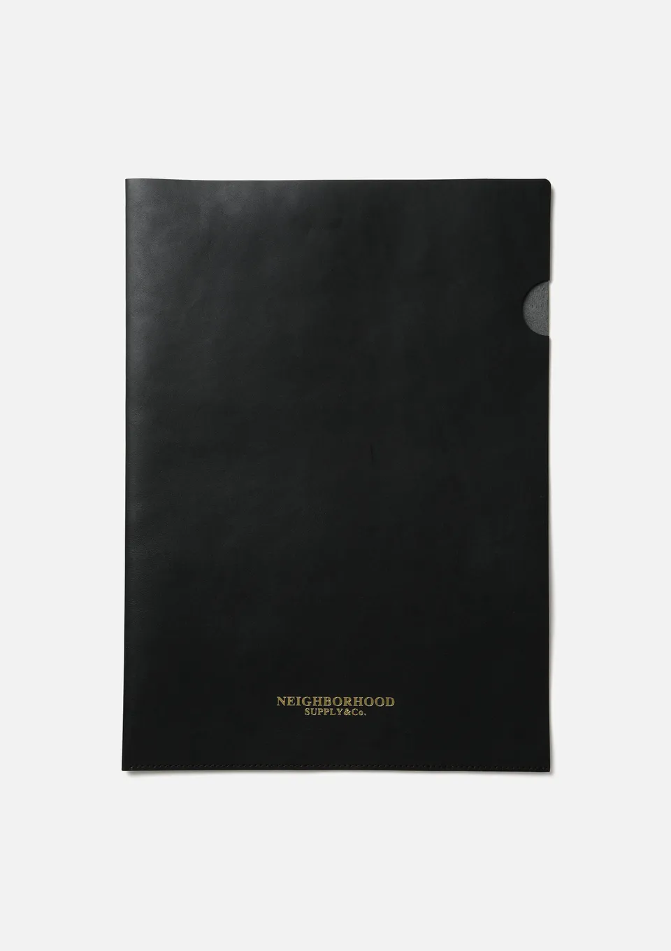 Neighborhood Leather Document Case Ledermappe Schwarz A4