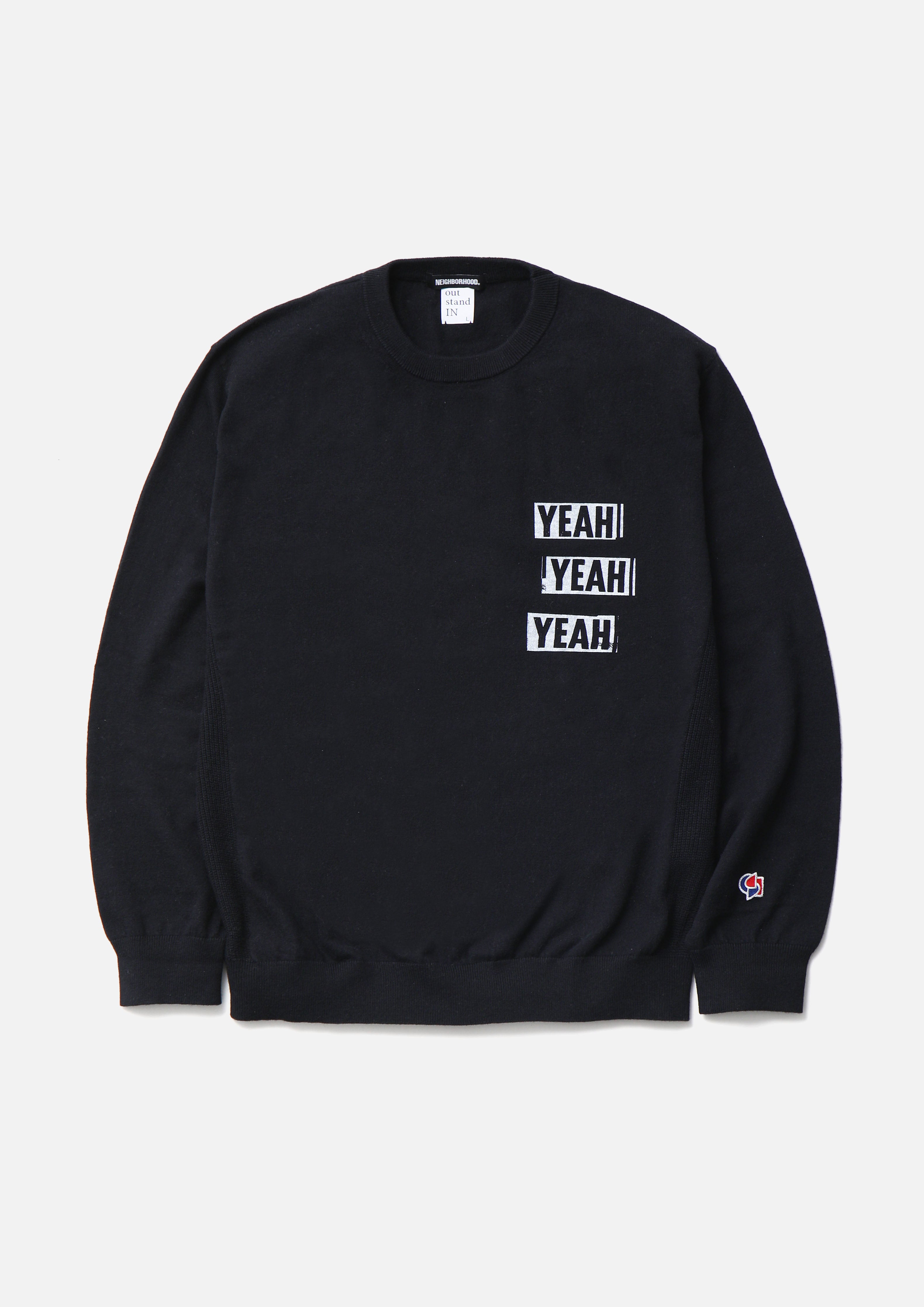 Neighborhood NH X Out Stand In Crewneck Pullover Grau
