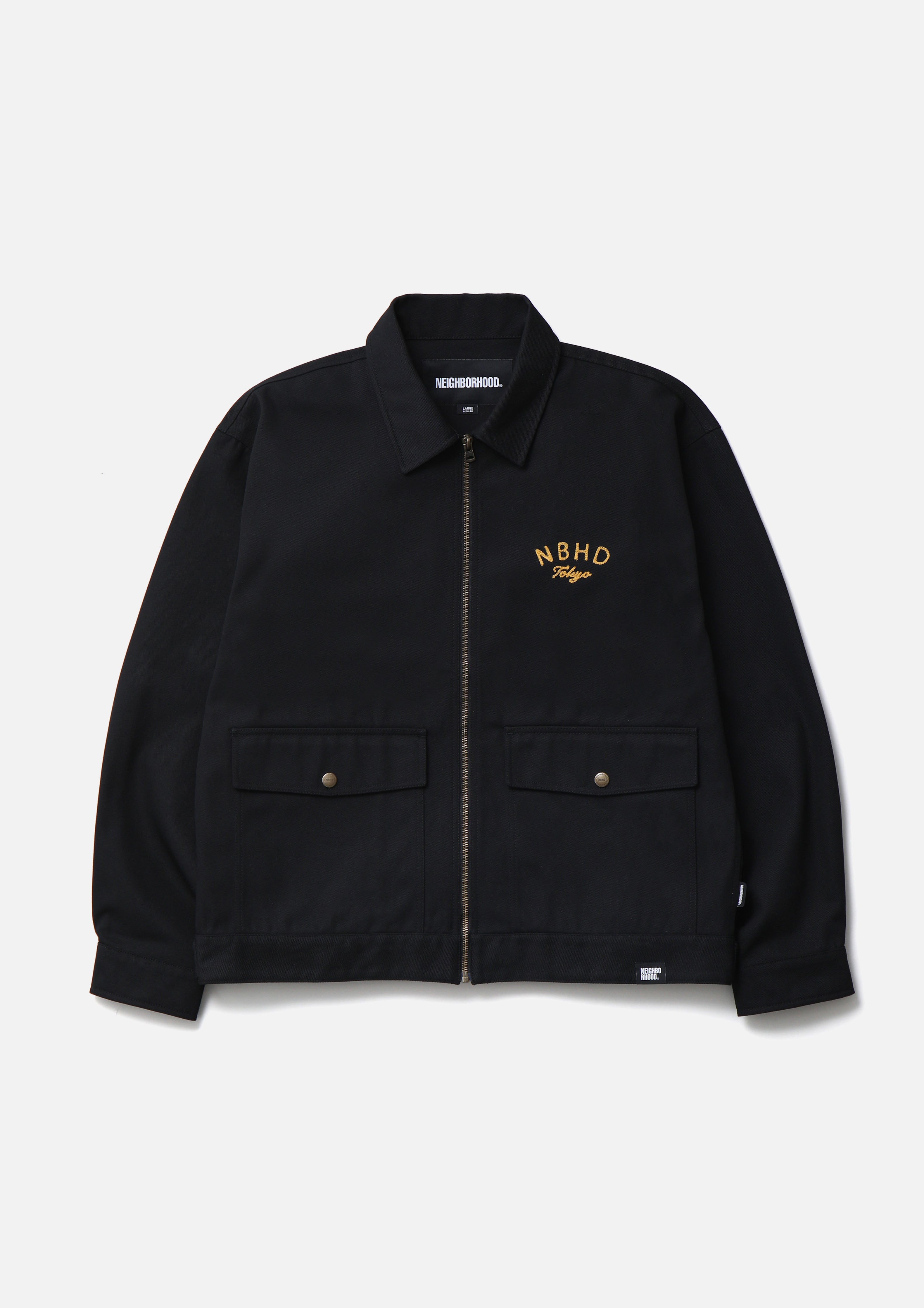 Neighborhood Zip Work Jacket-1 Arbeitsjacke Braun Gr.M