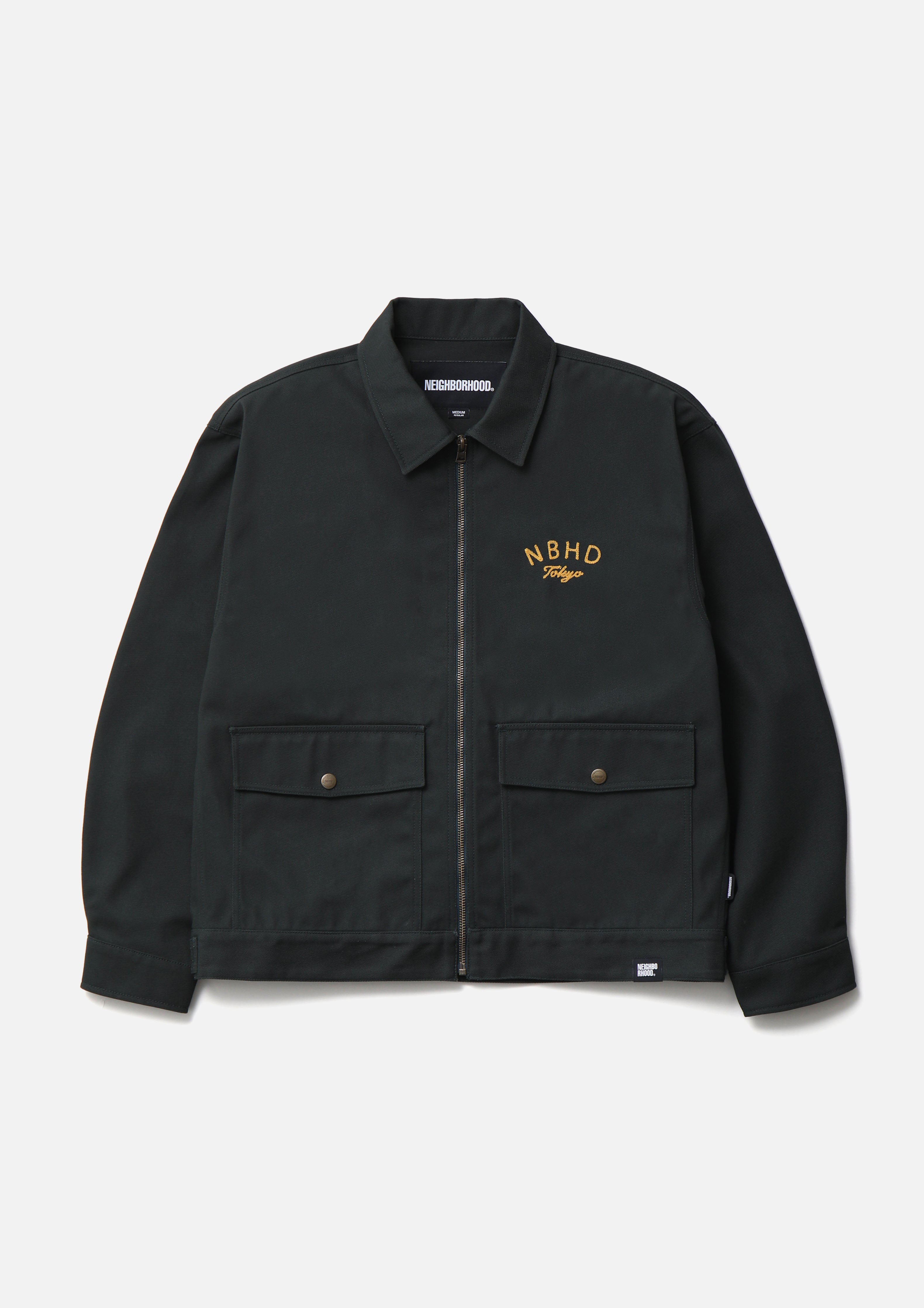 Neighborhood Zip Work Jacket-1 Arbeitsjacke Braun Gr.M