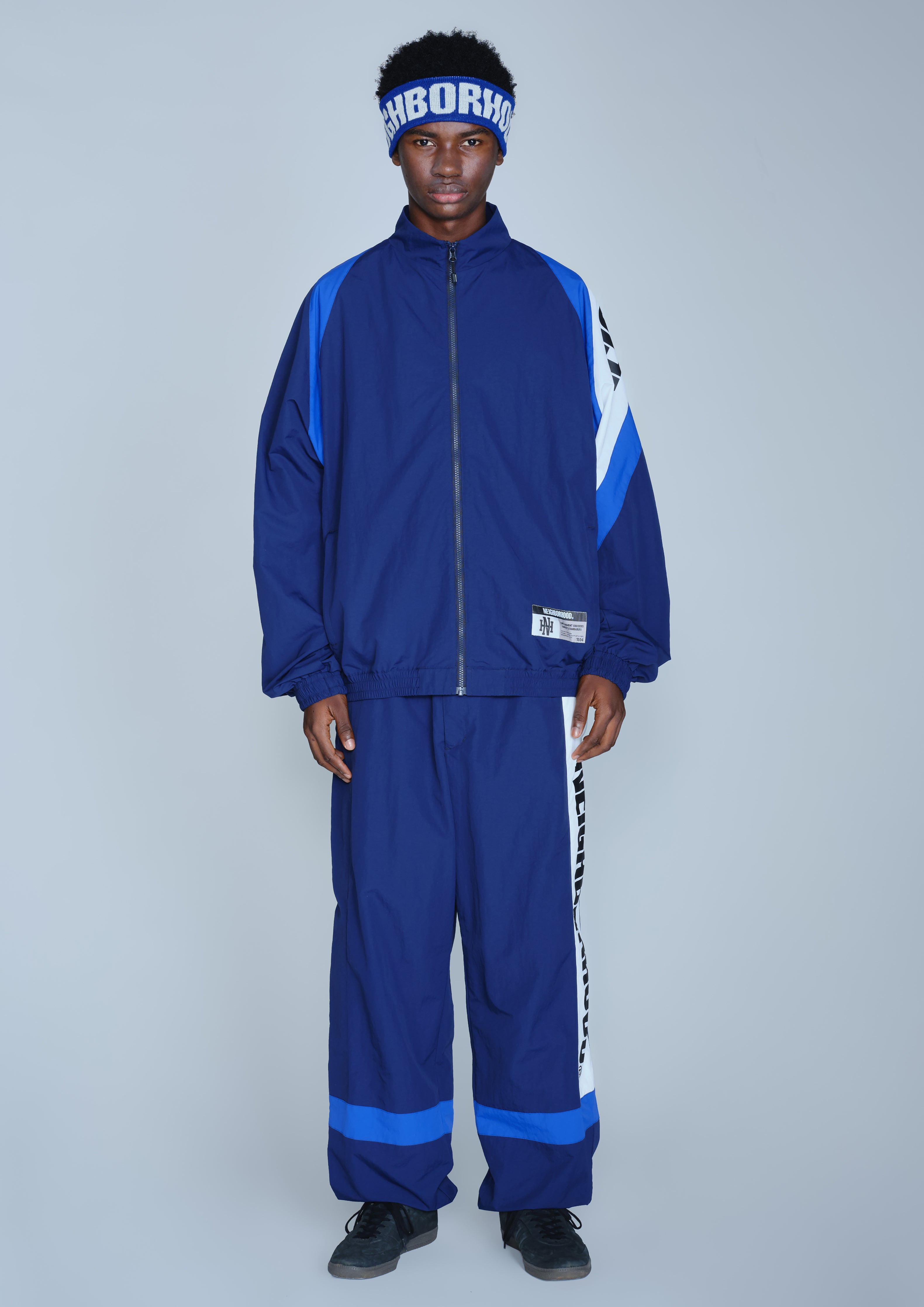 Neighborhood Track Jacket Trainingsjacke Navy Nylon