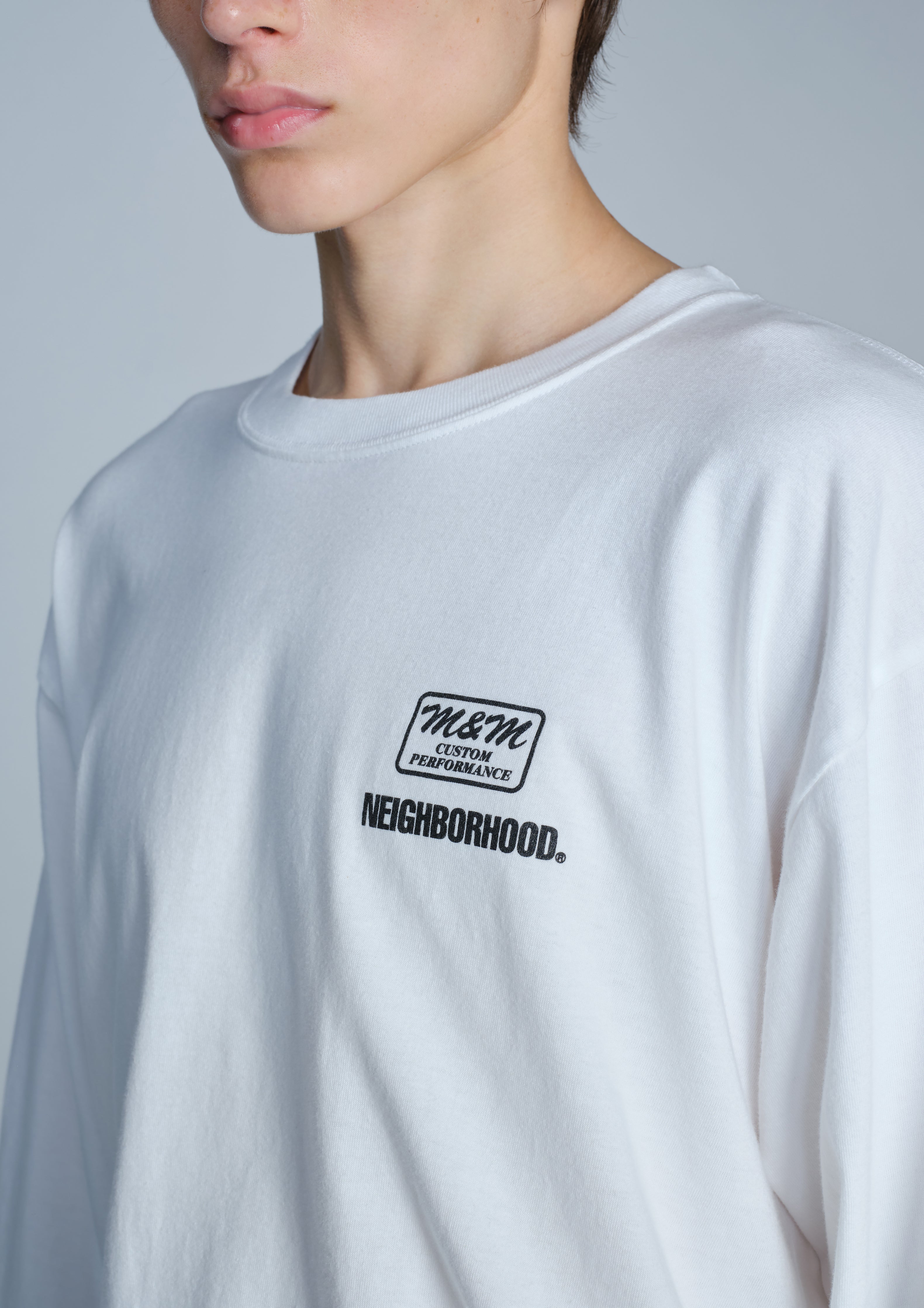 Neighborhood NH x M&M Tee LS Longsleeve Schwarz Print