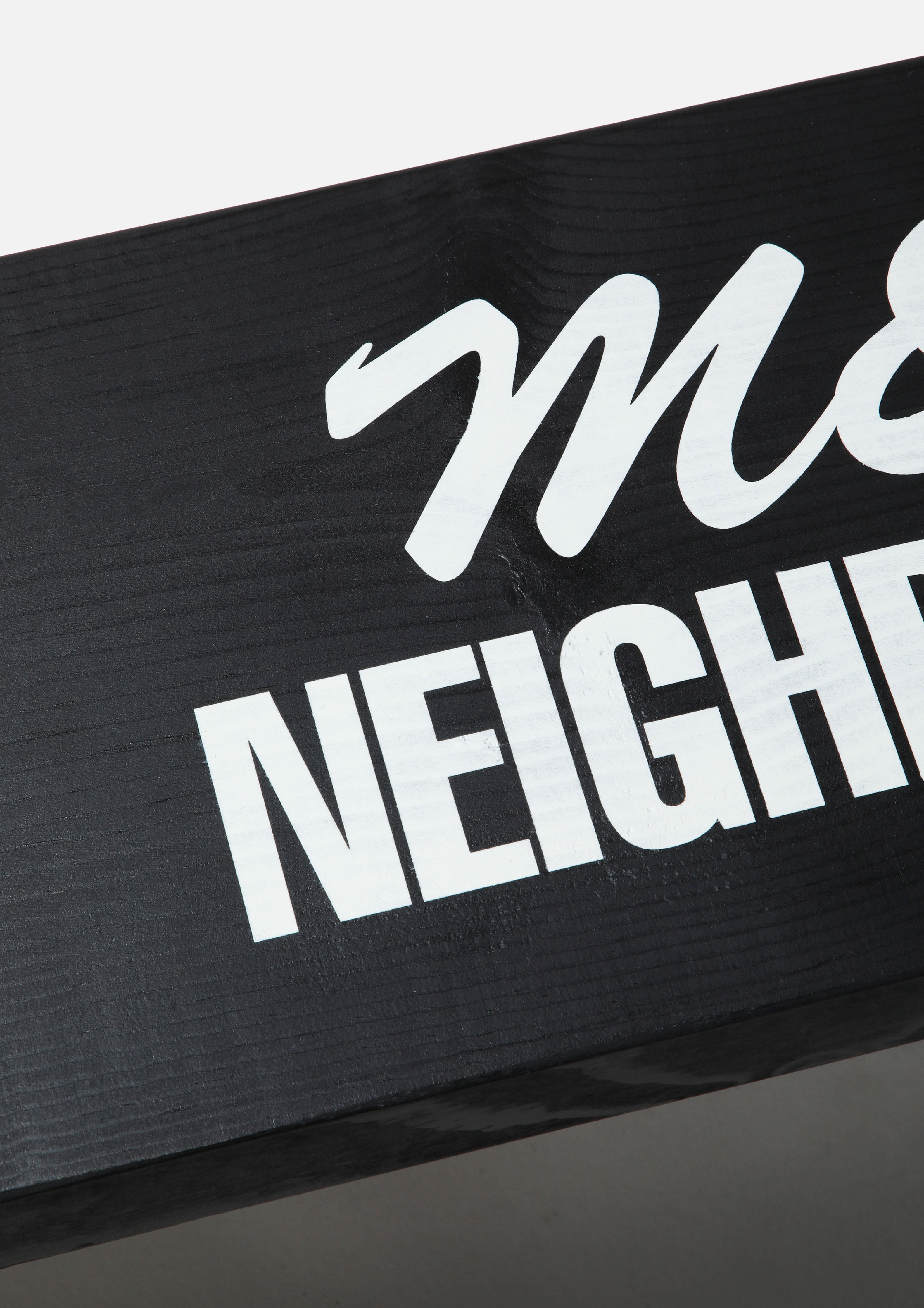Neighborhood NH X M&M Bench Holzbank Schwarz 90 cm