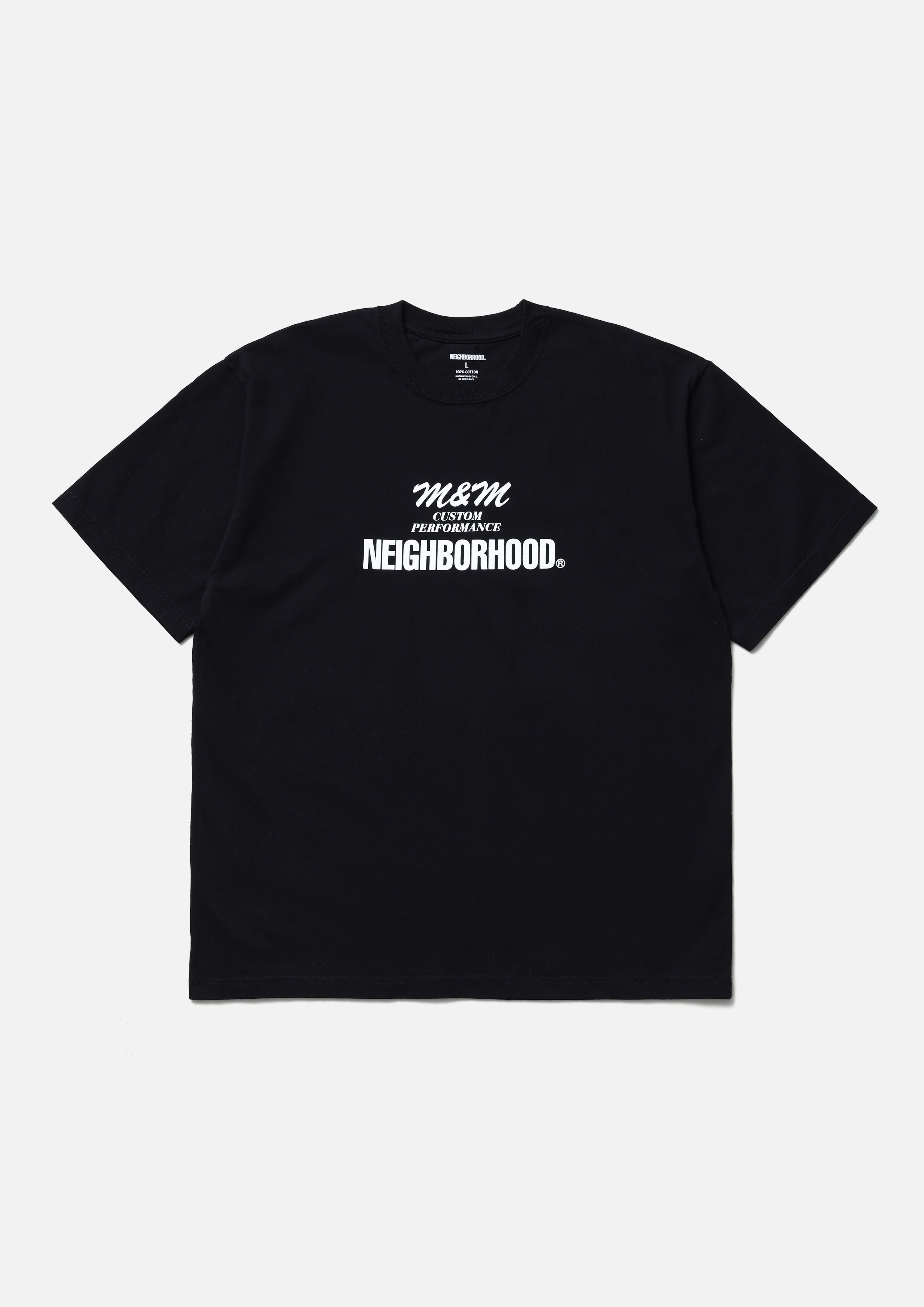 Neighborhood NH x M&M Tee SS-2 T-Shirt Schwarz Baumwolle