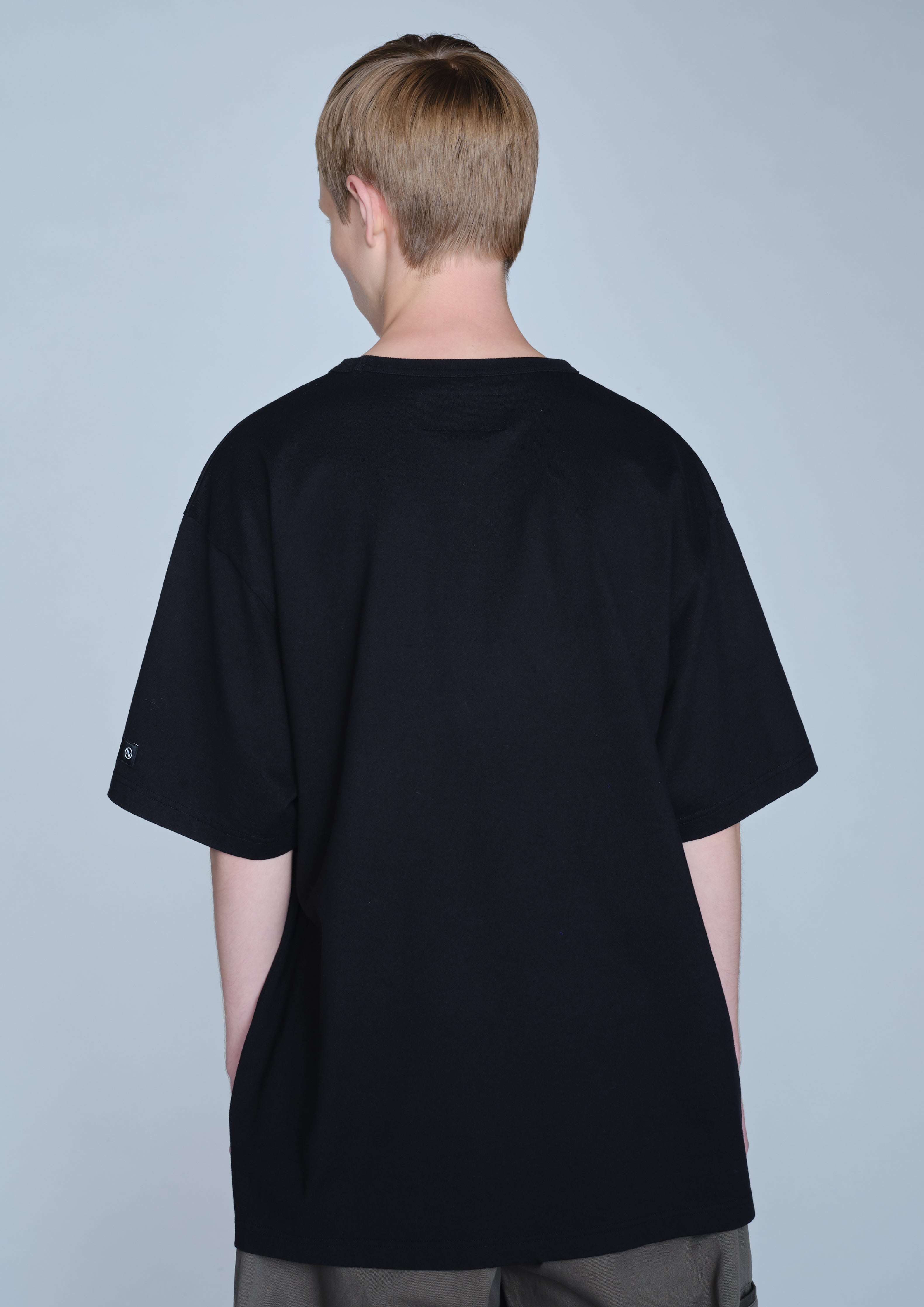 Neighborhood Classic Crewneck T-Shirt Schwarz