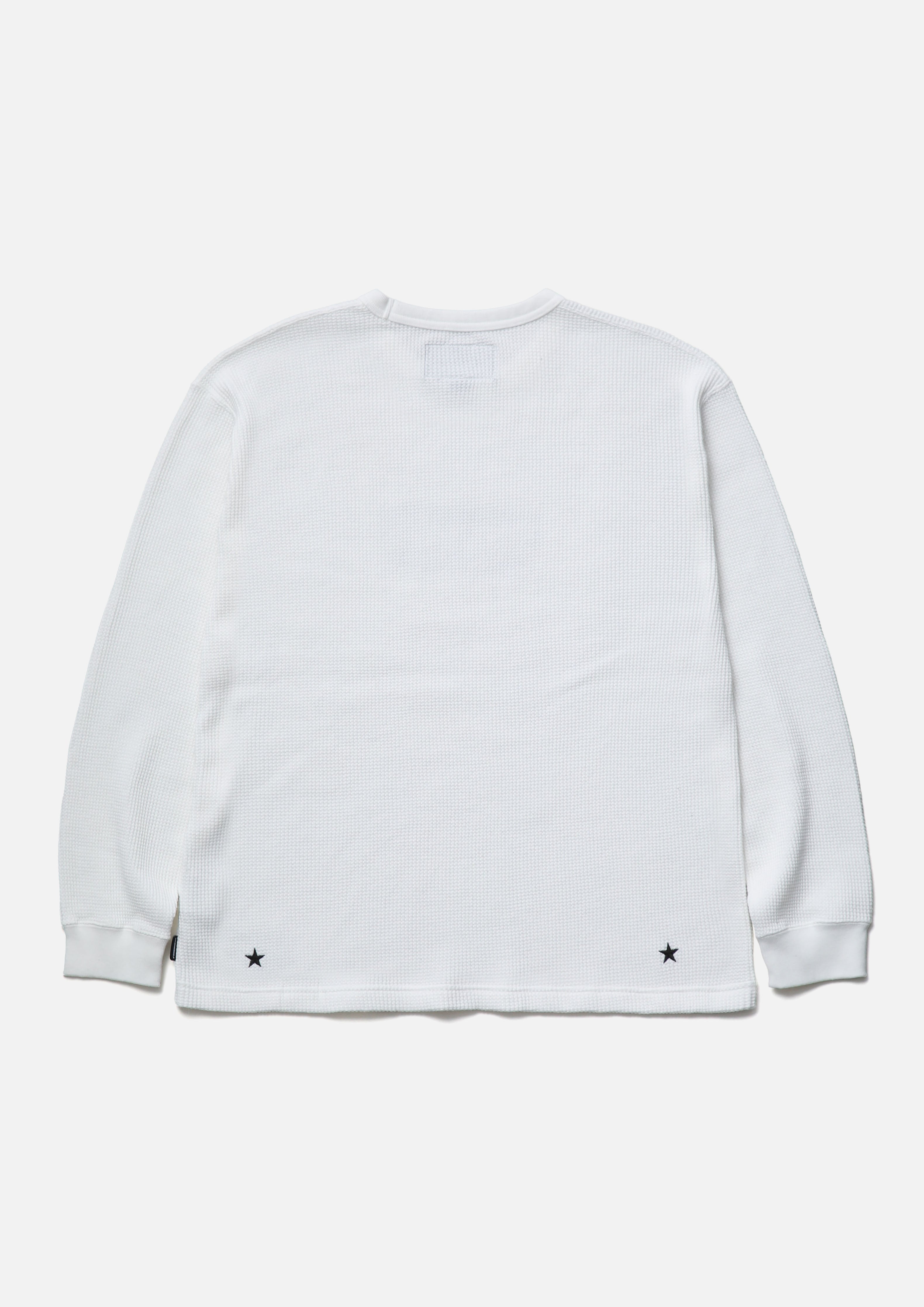 Neighborhood NH X M&M Waffle Crewneck Sweatshirt Schwarz Langarm